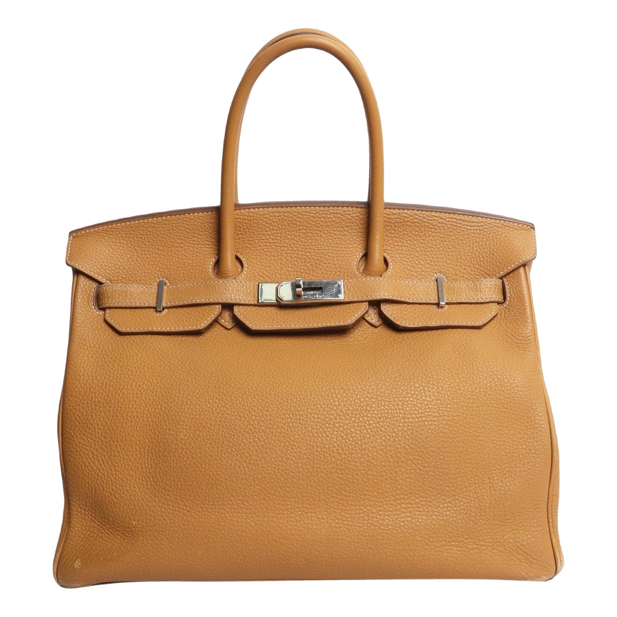 Birkin 35 leather bag