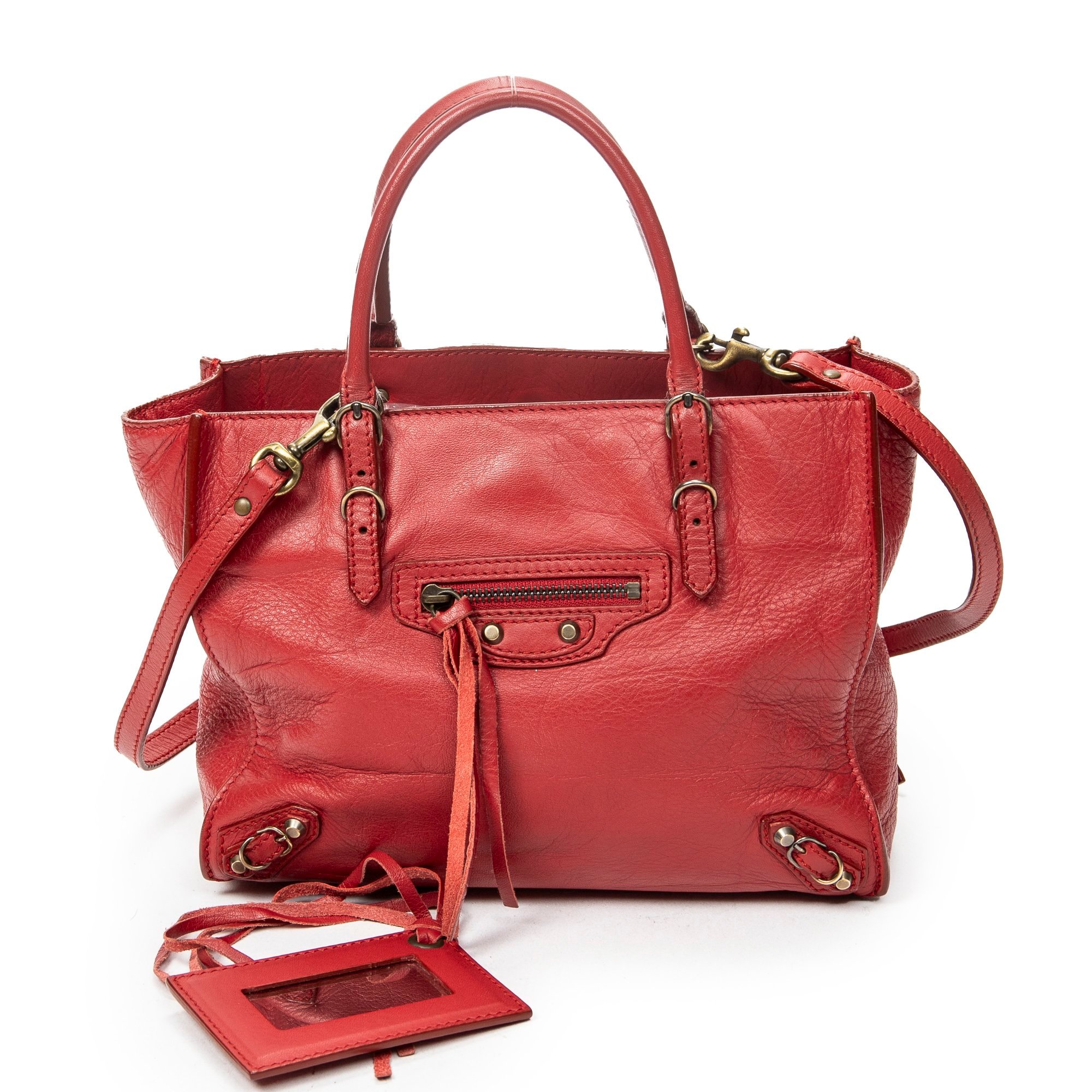 Balenciaga Papier leather handbag