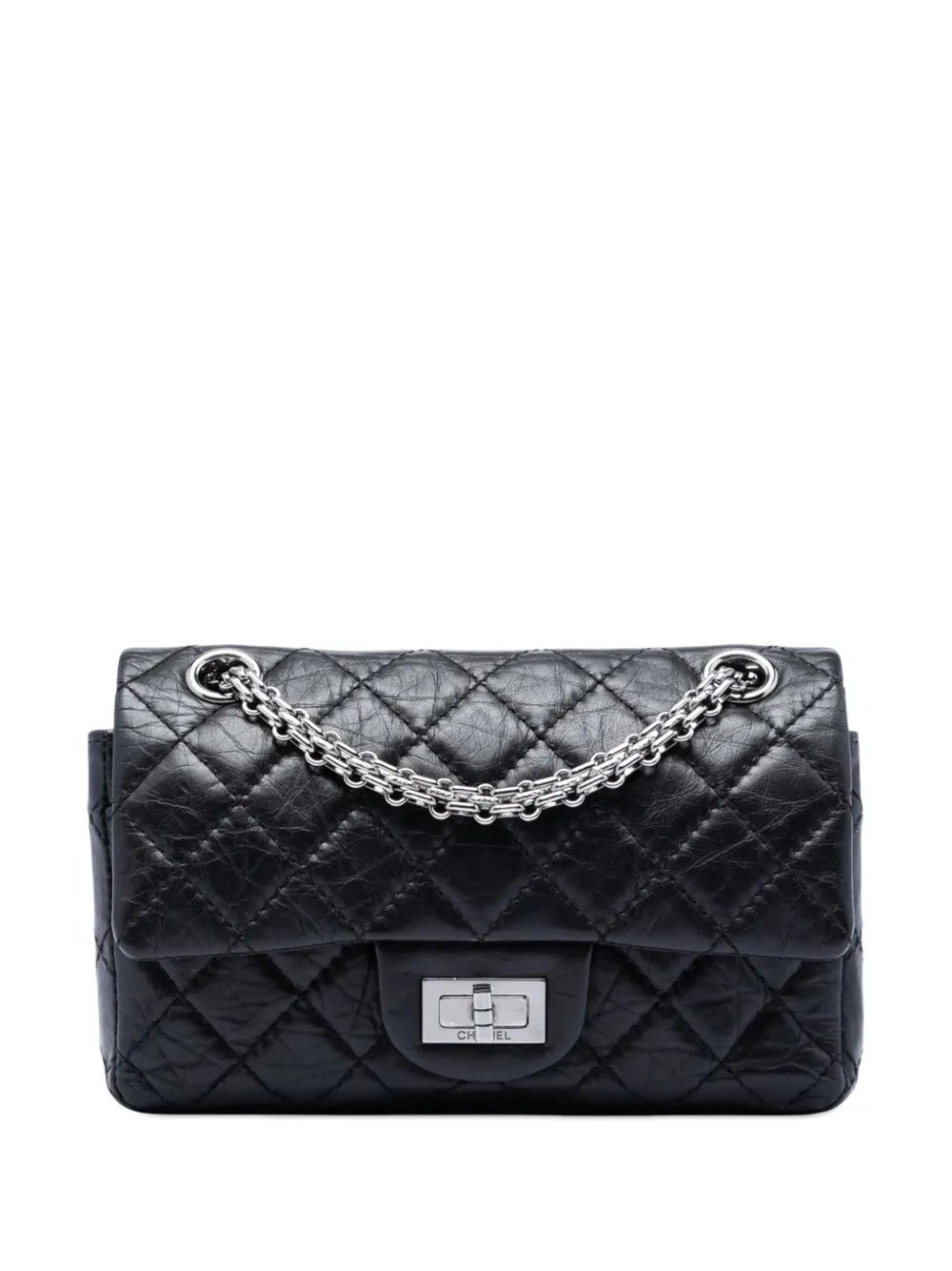 2012-2013 Quilted Aged Calfskin Reissue 2.55 Double Flap 224 shoulder bag