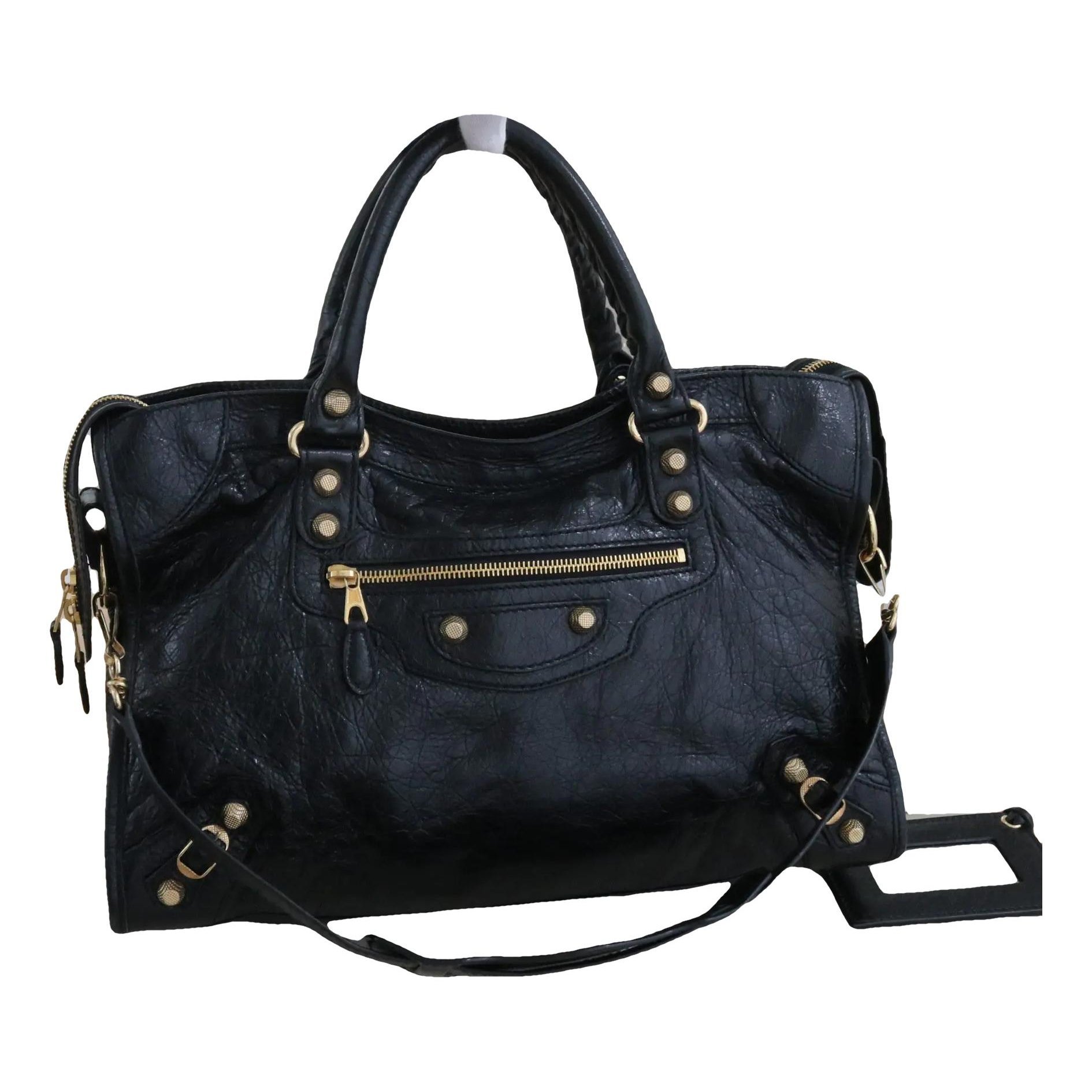 Work leather crossbody bag