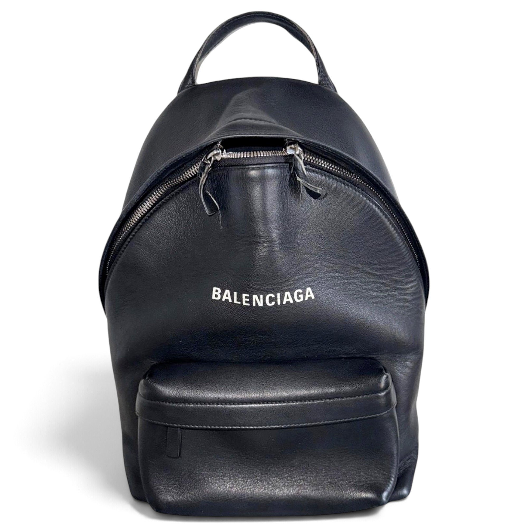 Leather backpack