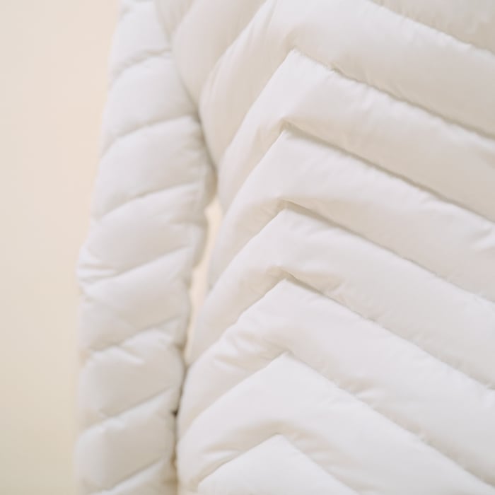 Blanc Nacre Quilted Jacket