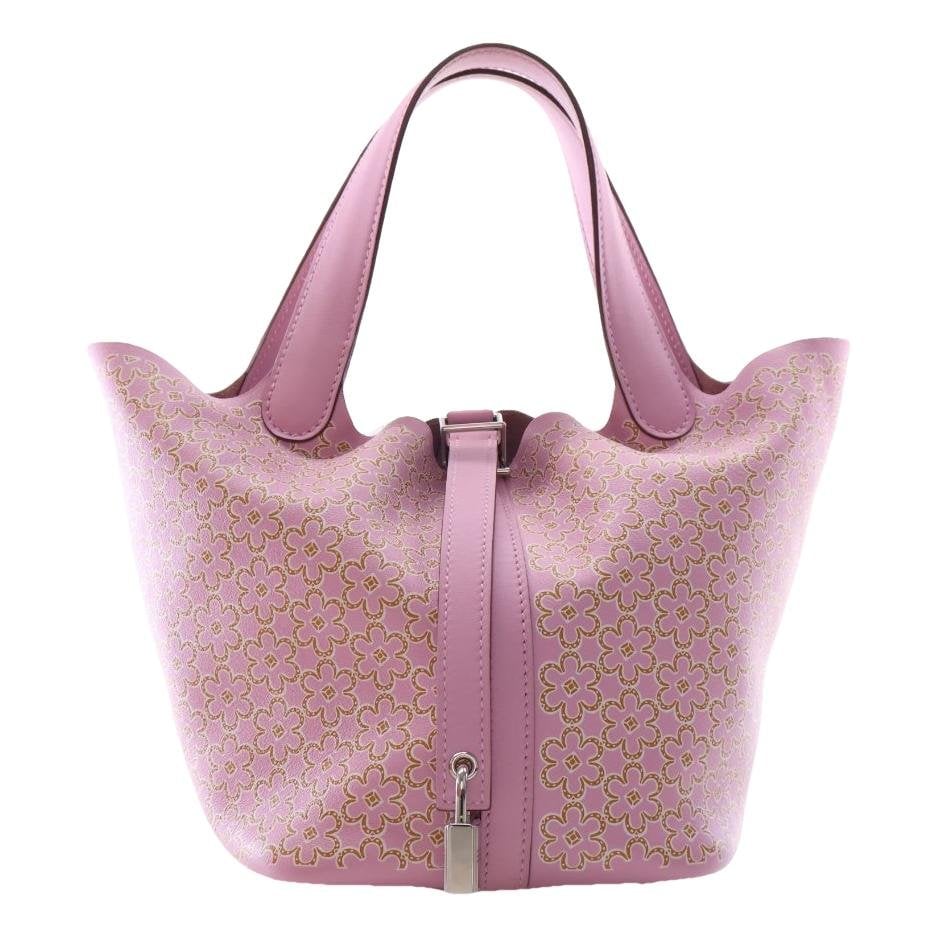 Hermes Picotin leather tote