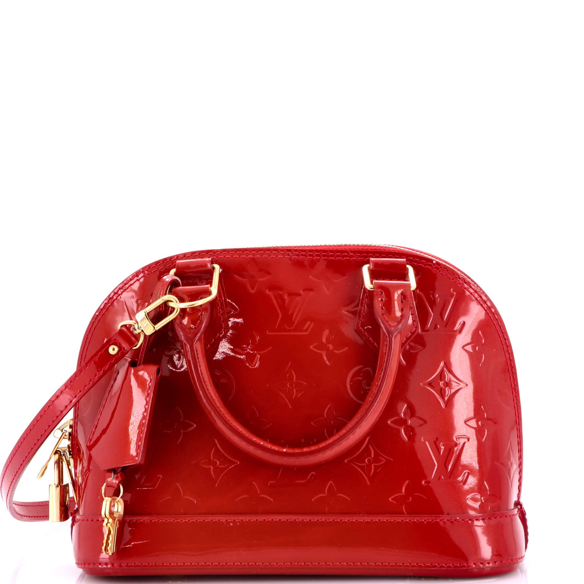 Alma Handbag Monogram Vernis BB