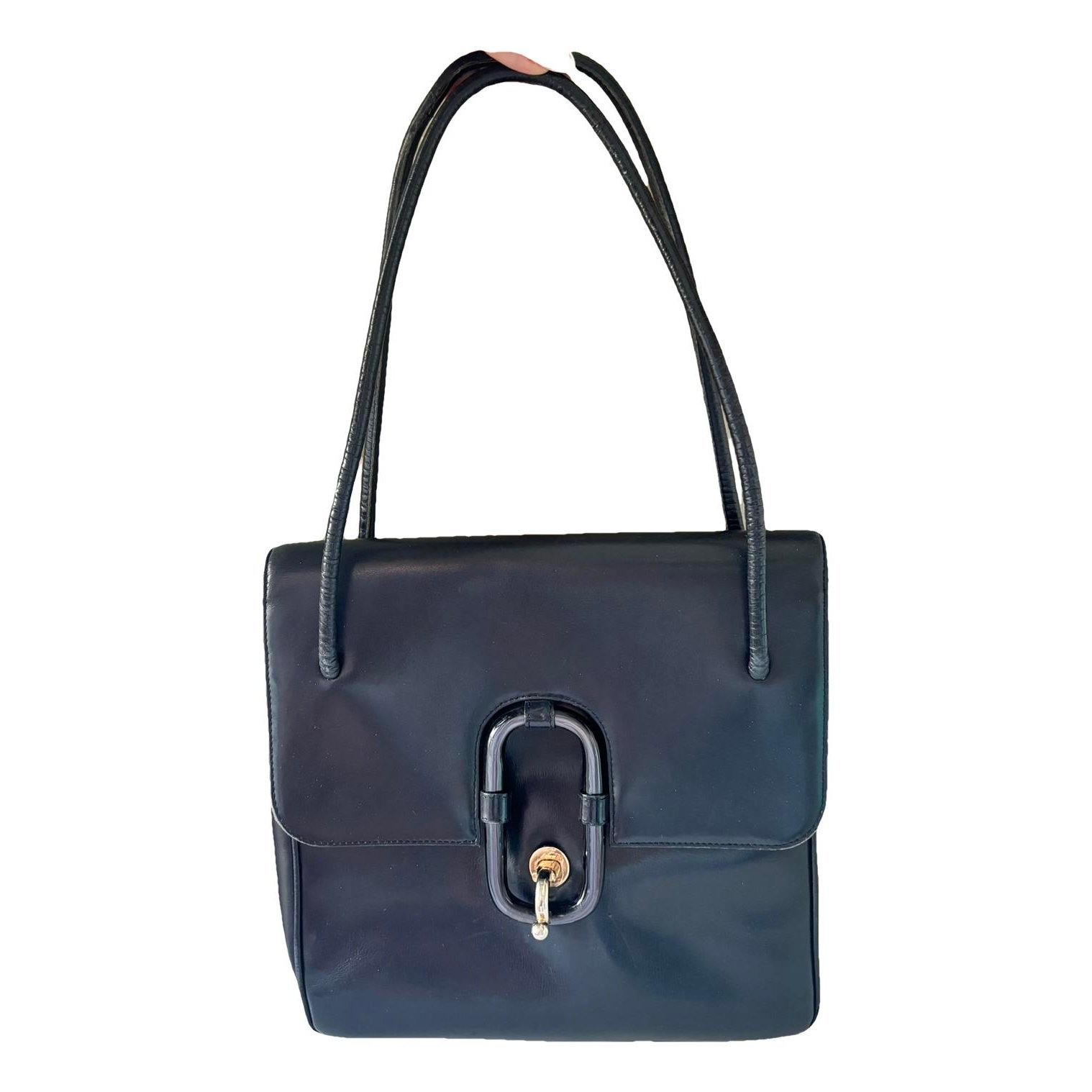 Postal leather handbag