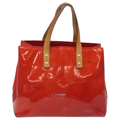 Reade patent leather handbag