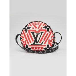 Louis Vuitton Louis Vuitton Limited Edition Cream/Red Monogram Canvas Crafty Boite Chapeau Souple PM Bag