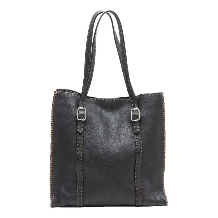 Leather tote