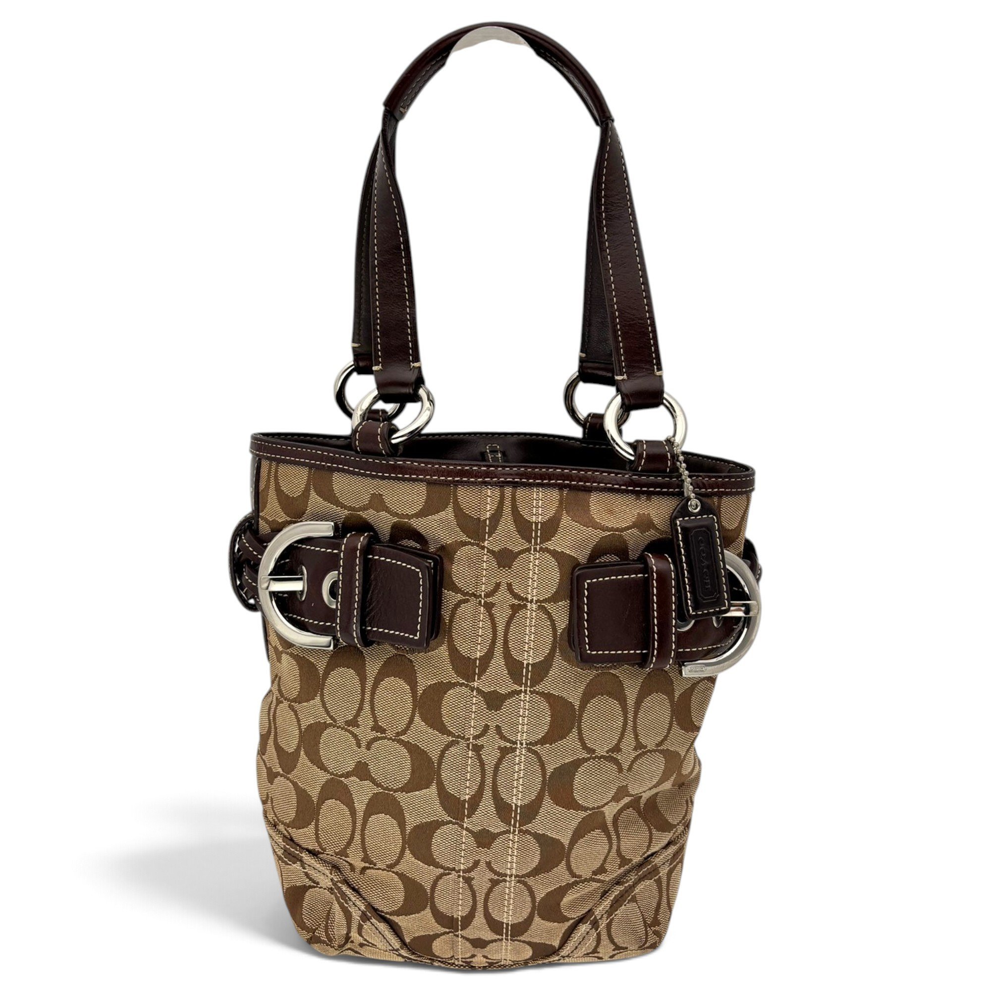 Signature Sufflette leather handbag