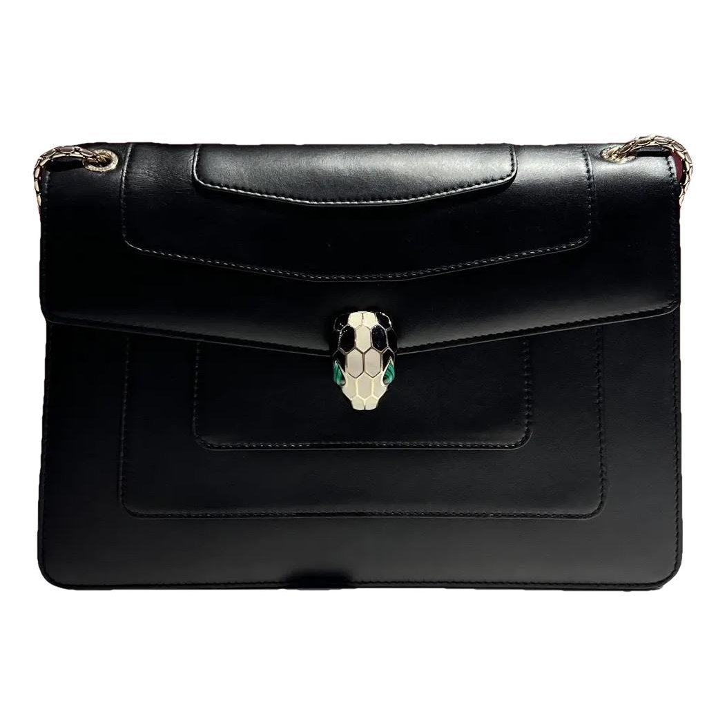Serpenti leather handbag