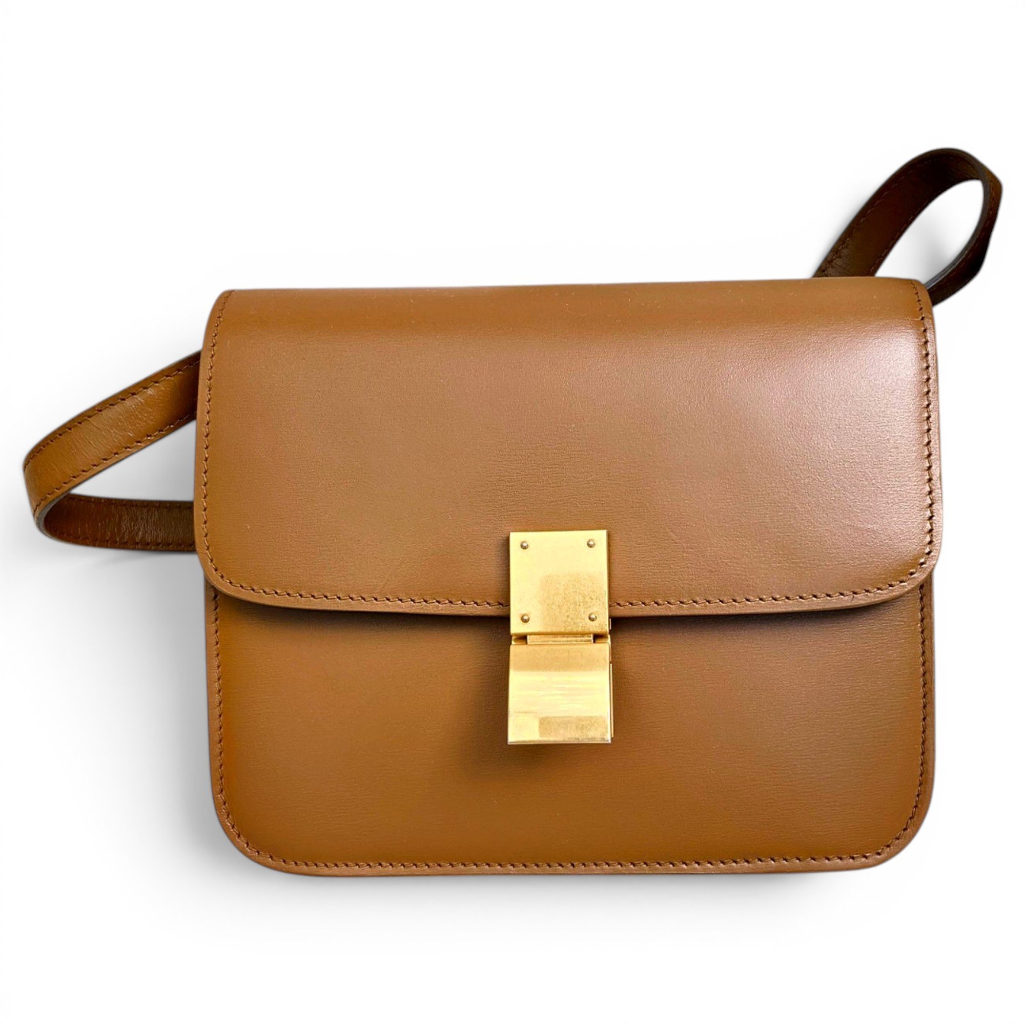 Classic leather handbag