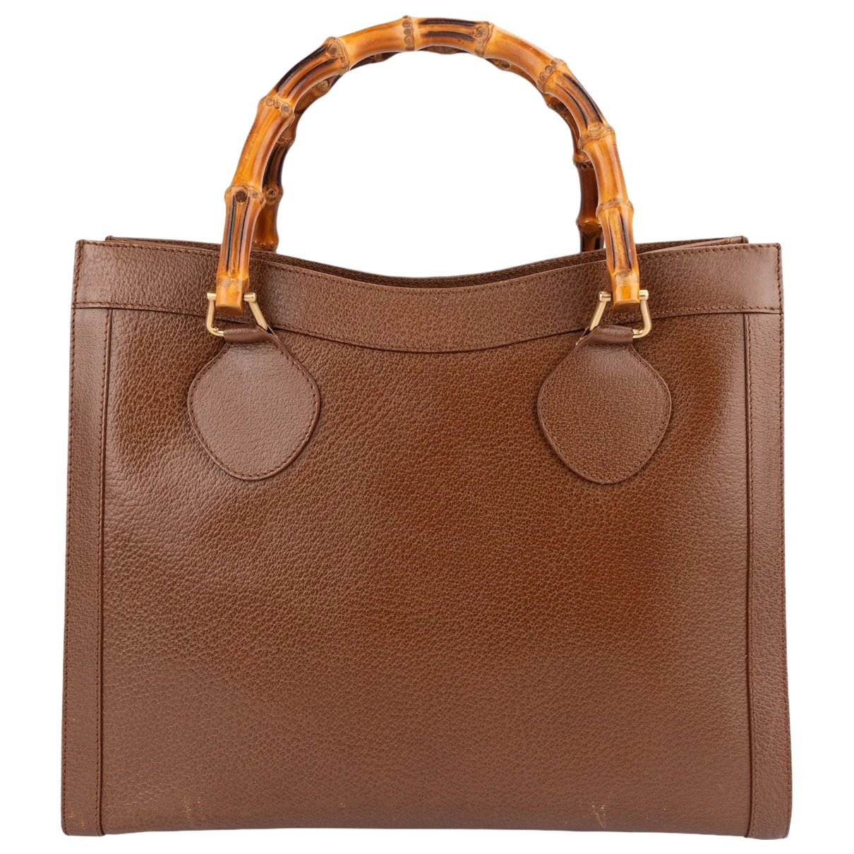 Bamboo leather handbag