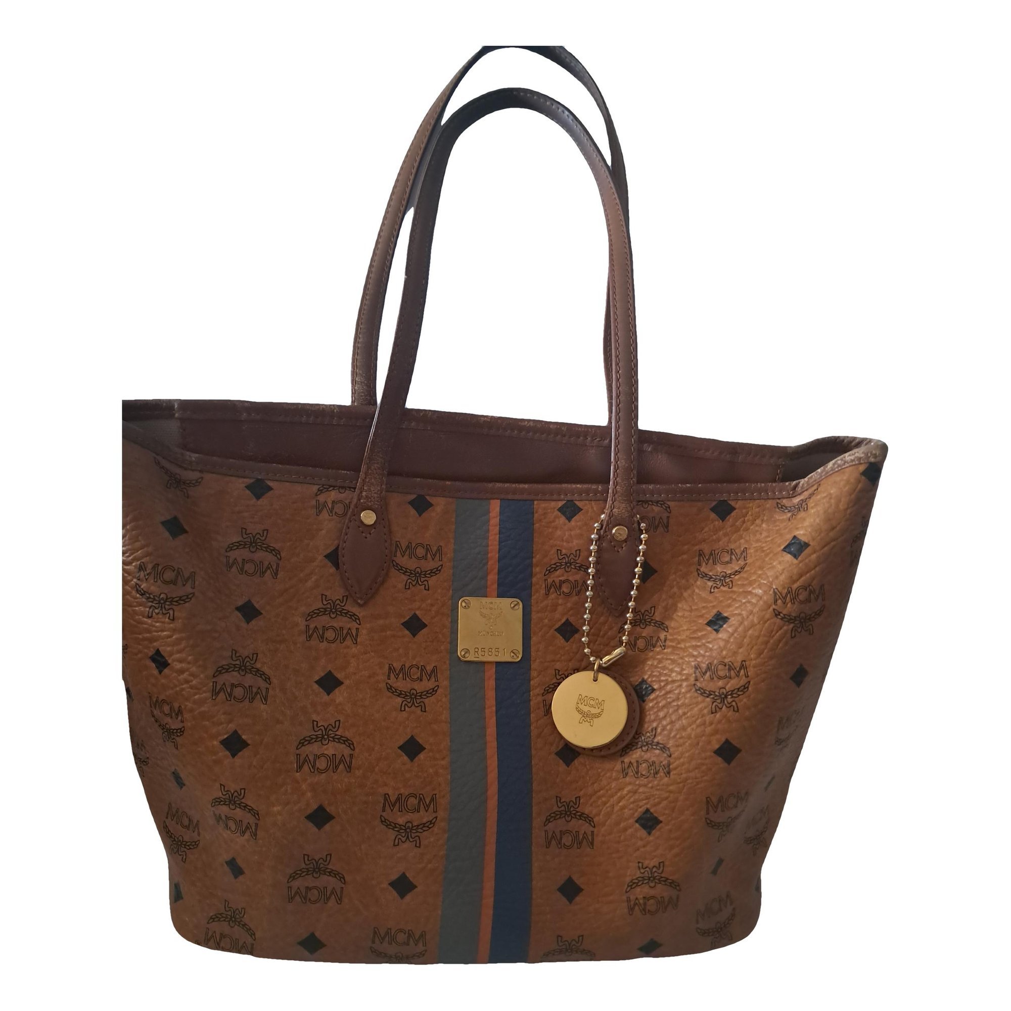 Leather tote