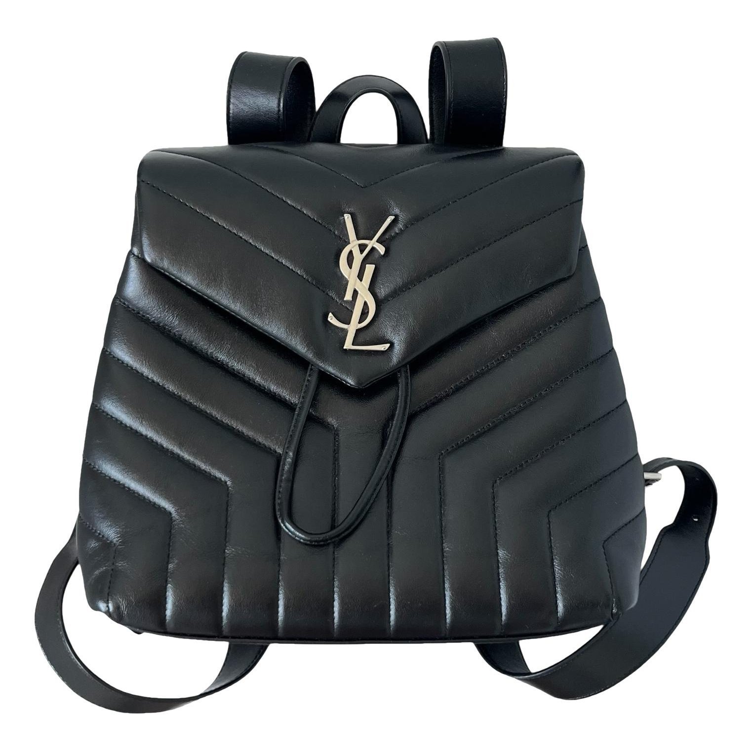 Loulou leather backpack