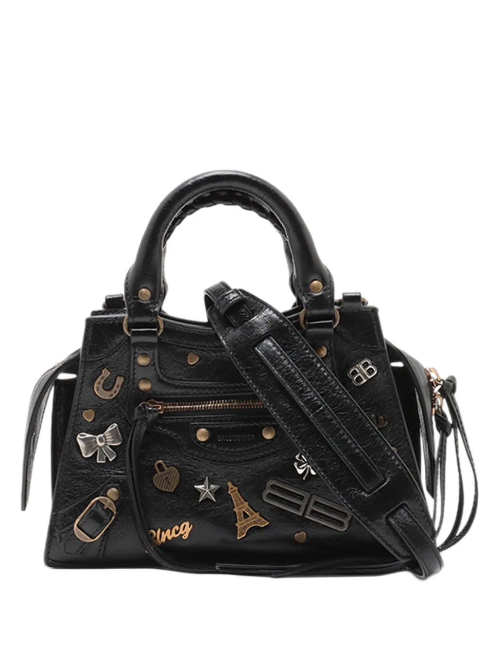 2005-2026 Mini Embellished Lambskin Neo Classic City satchel