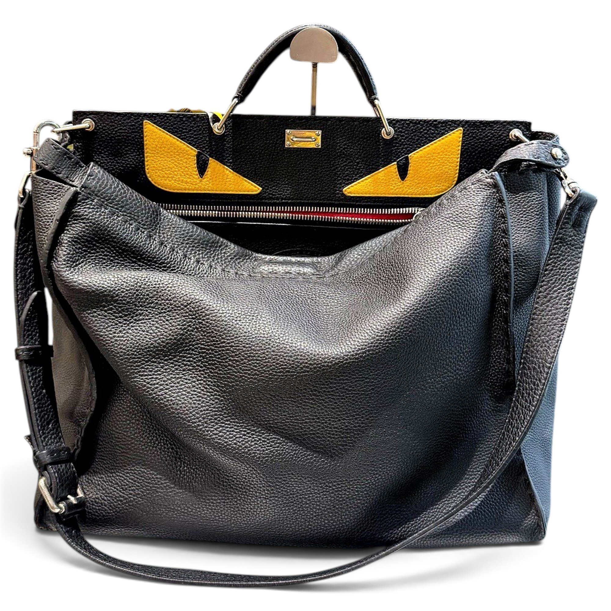 Peekaboo leather handbag