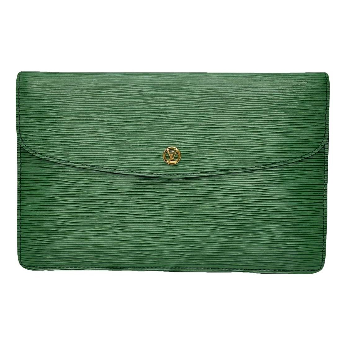 Florentine leather clutch bag