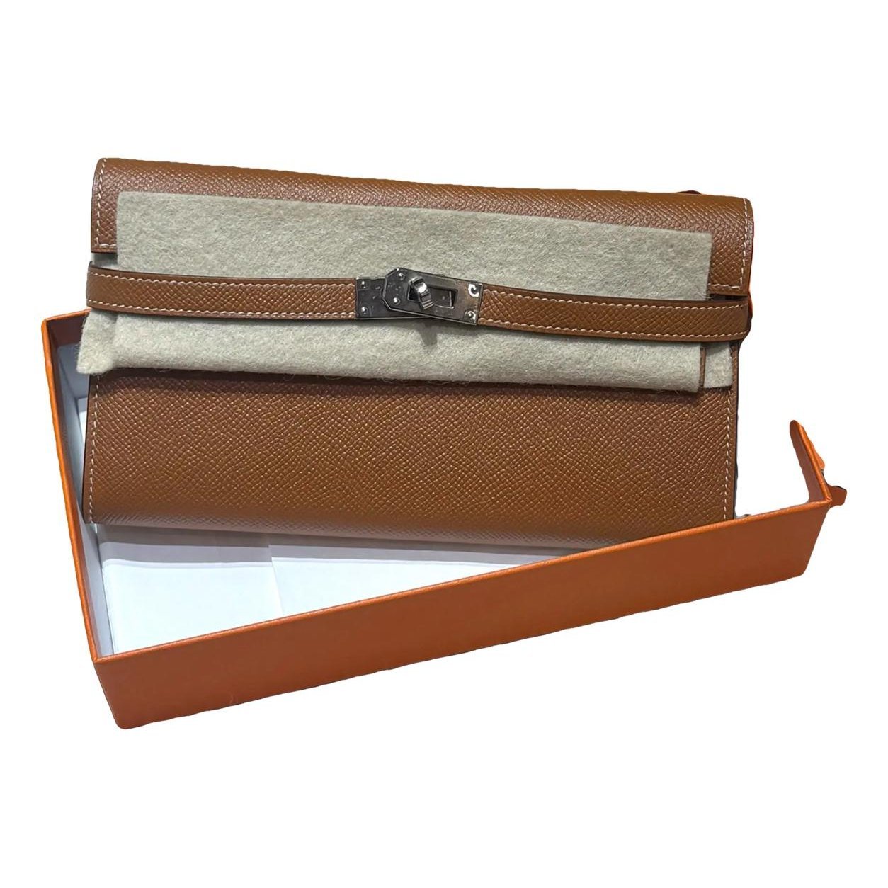 Kelly to go leather clutch bag