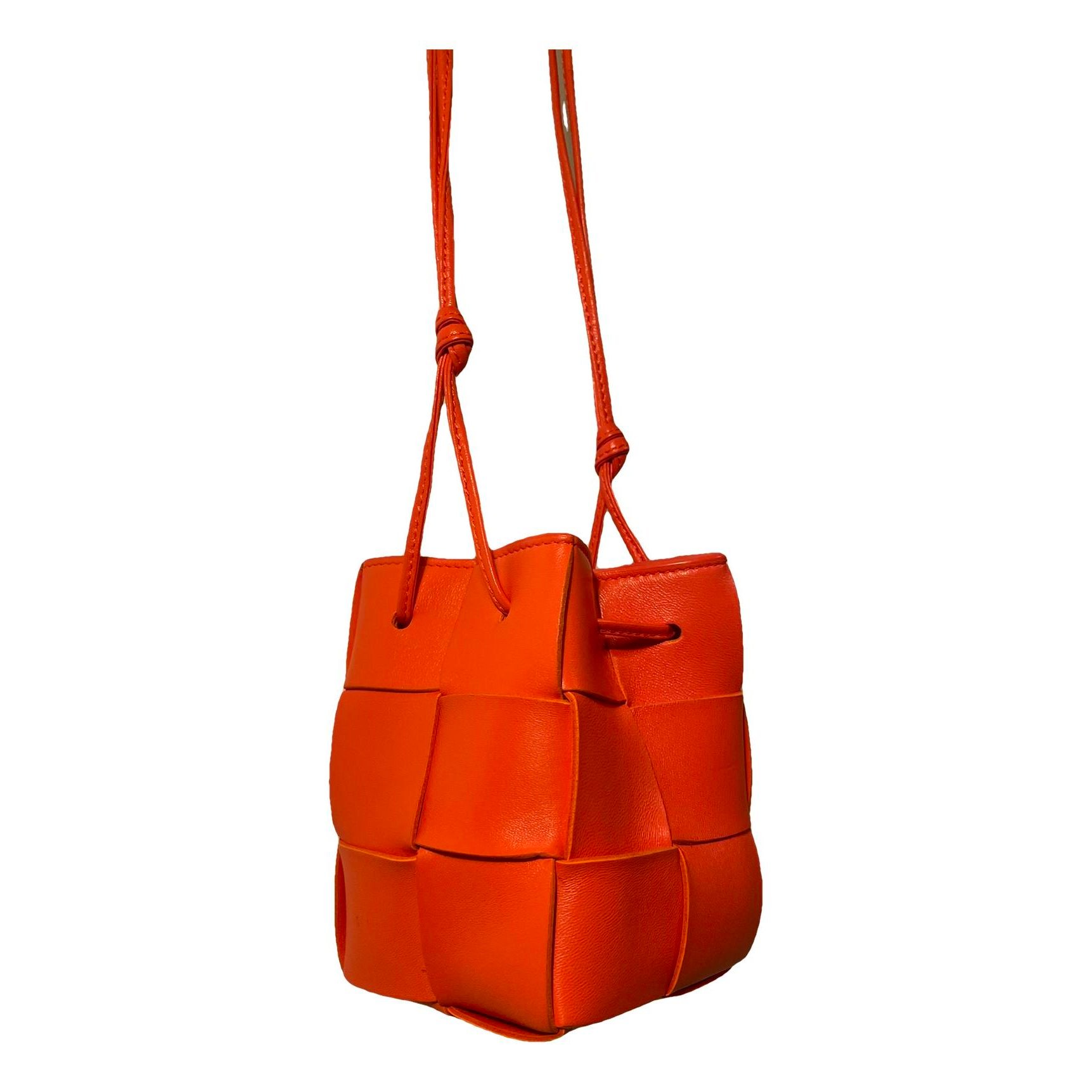 Leather clutch bag