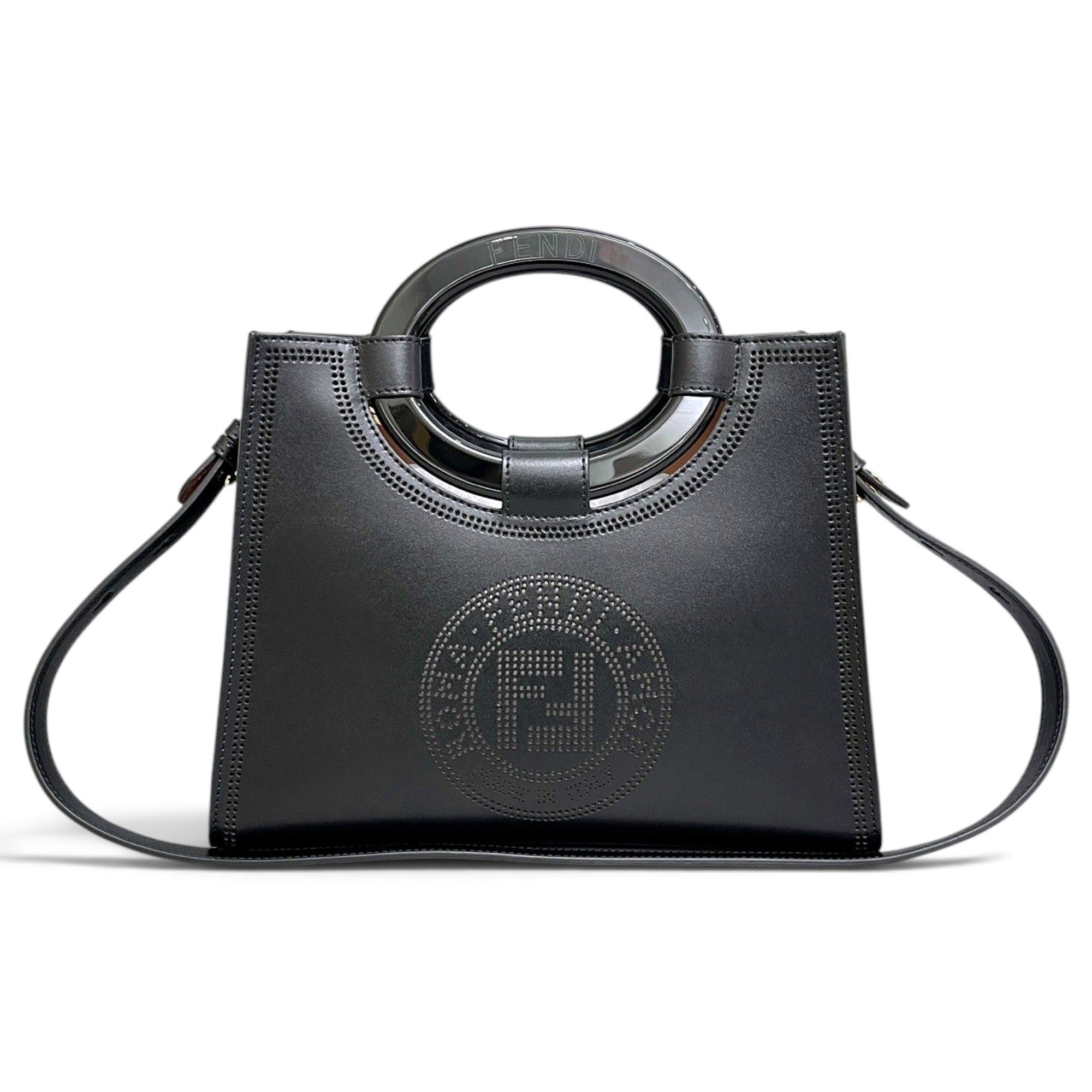 Runaway Shopping leather handbag