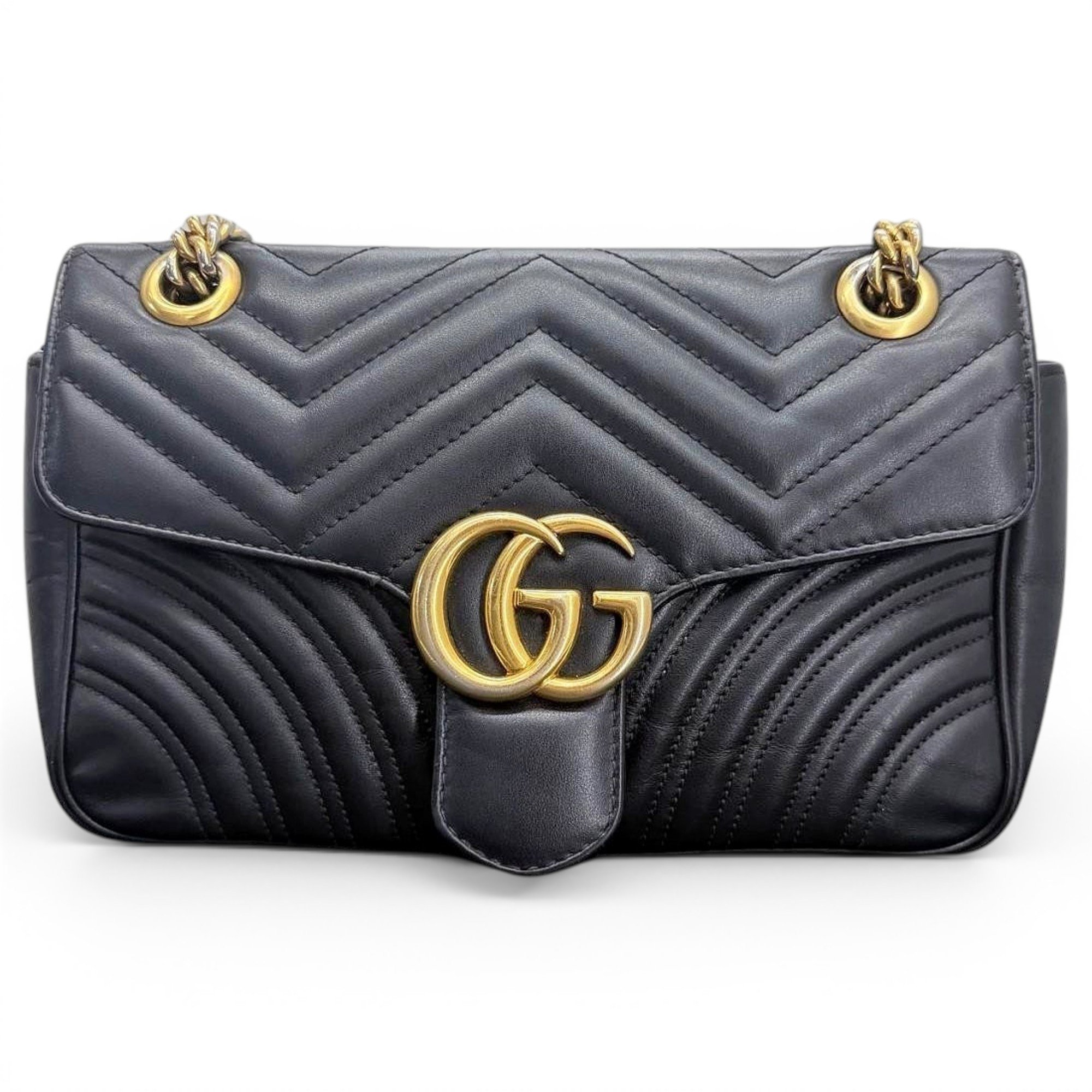 GG Marmont Flap leather handbag
