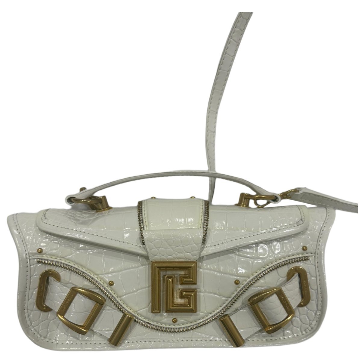 Patent leather handbag