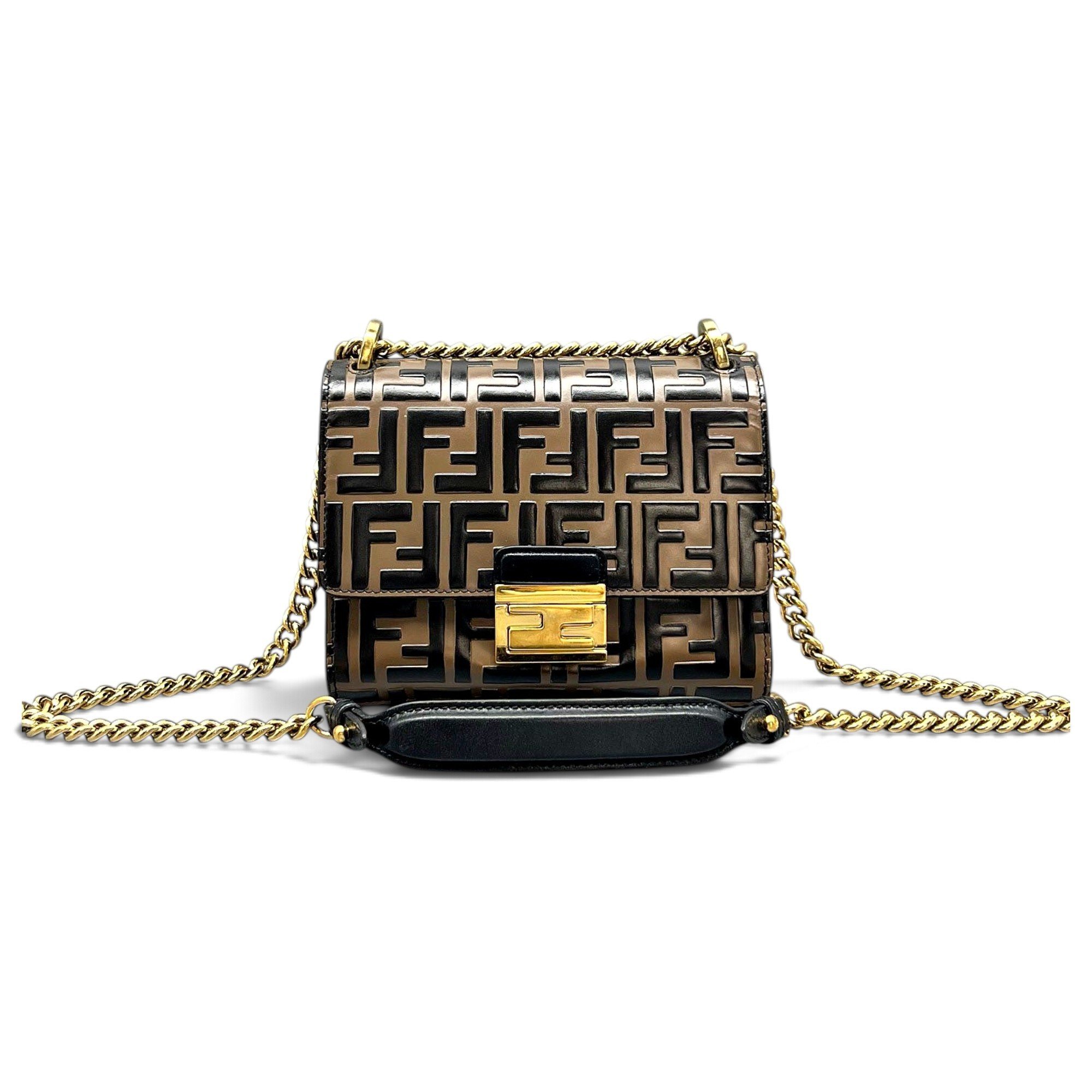 Kan U leather crossbody bag