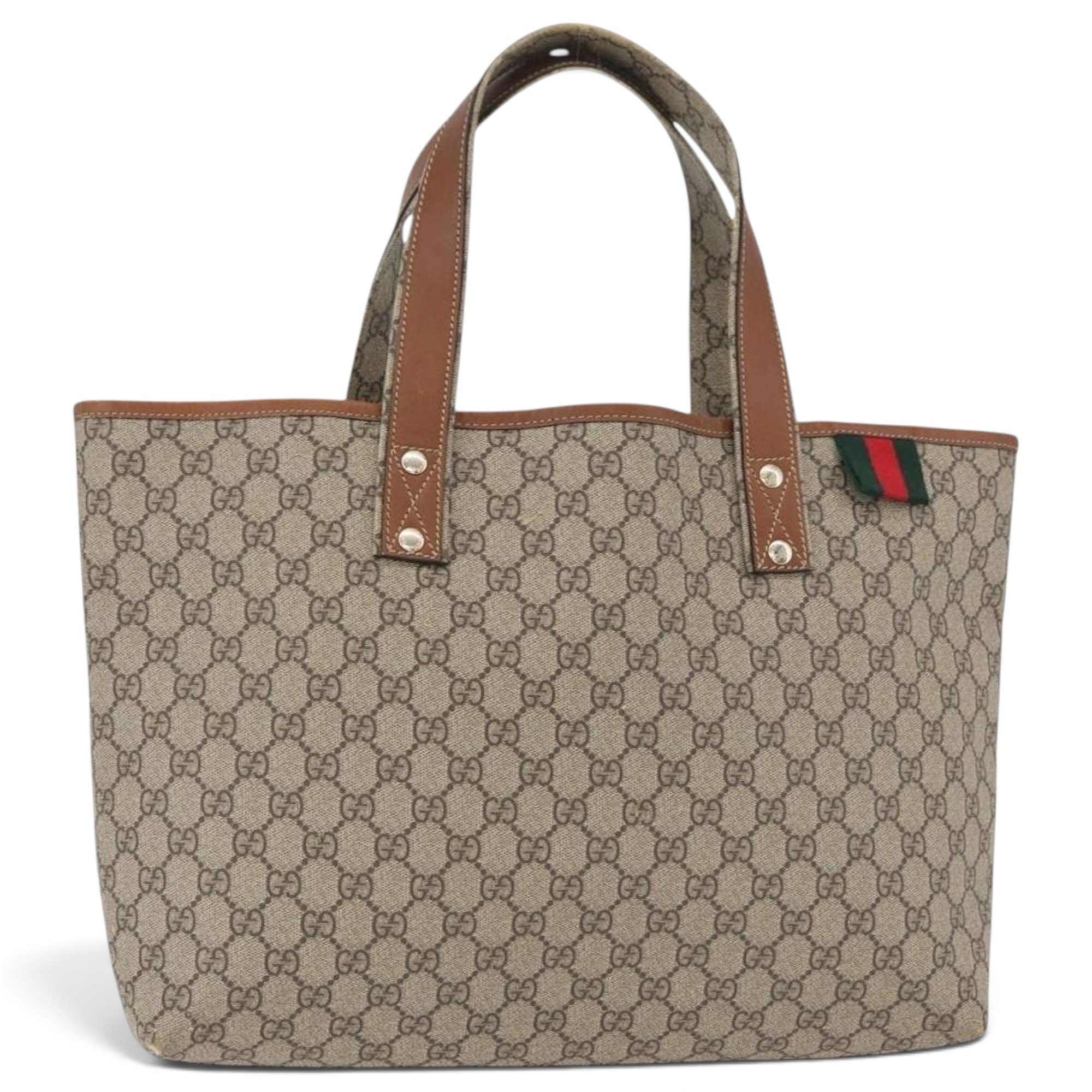 Leather tote