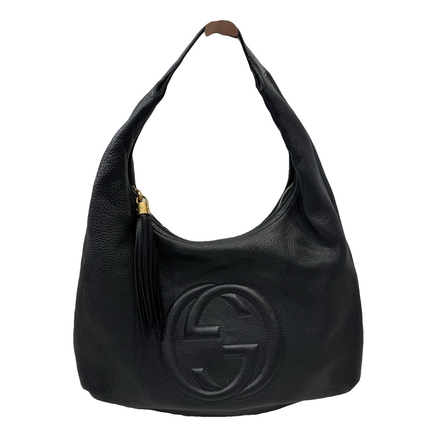 Hobo leather handbag