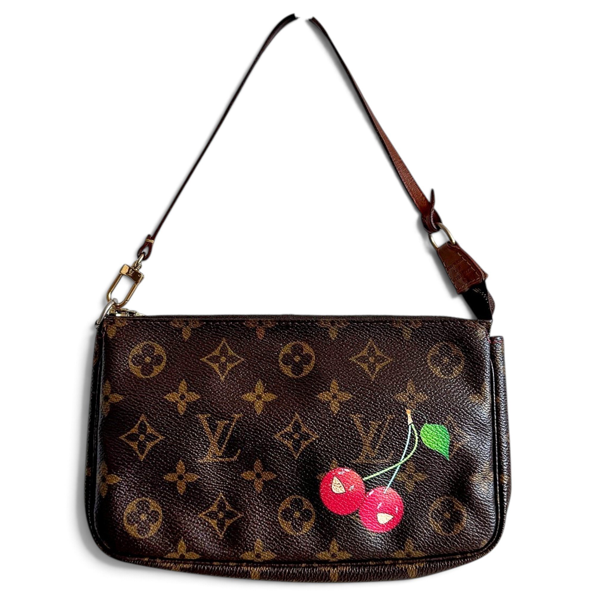 Pochette Accessoire leather handbag