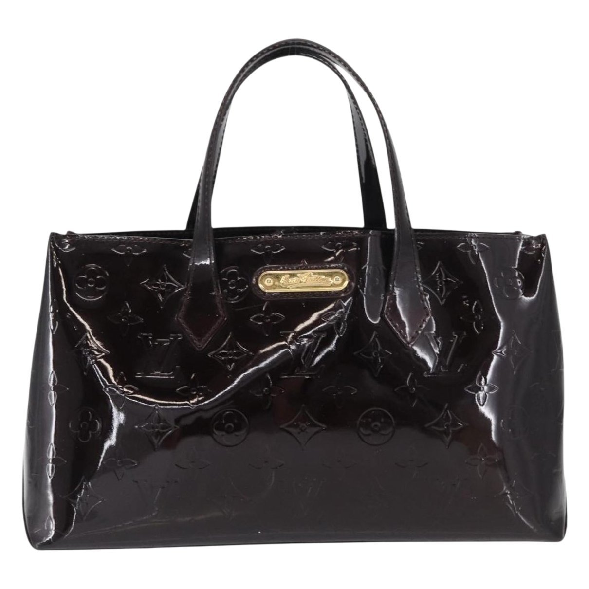 Wilshire patent leather handbag