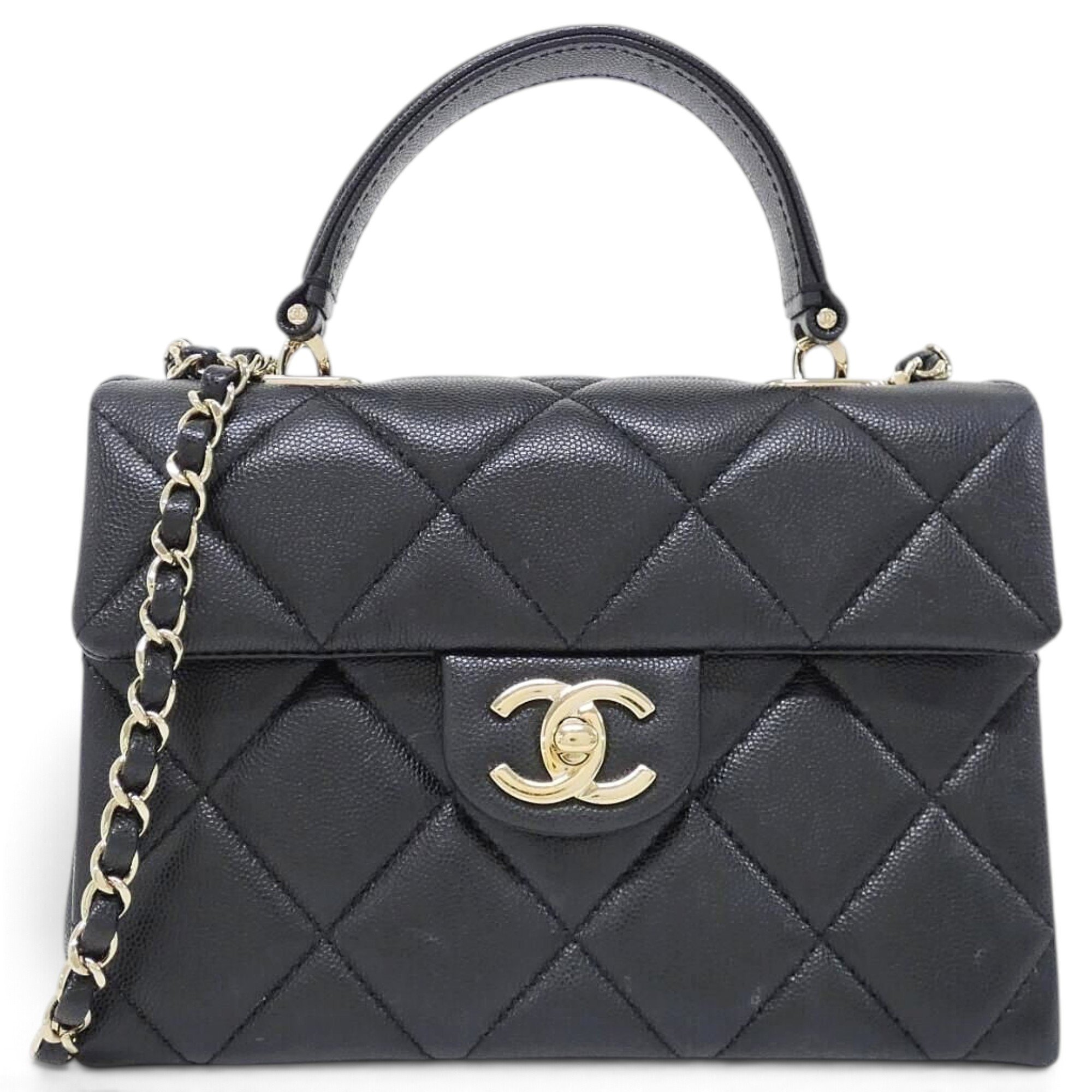 Leather handbag