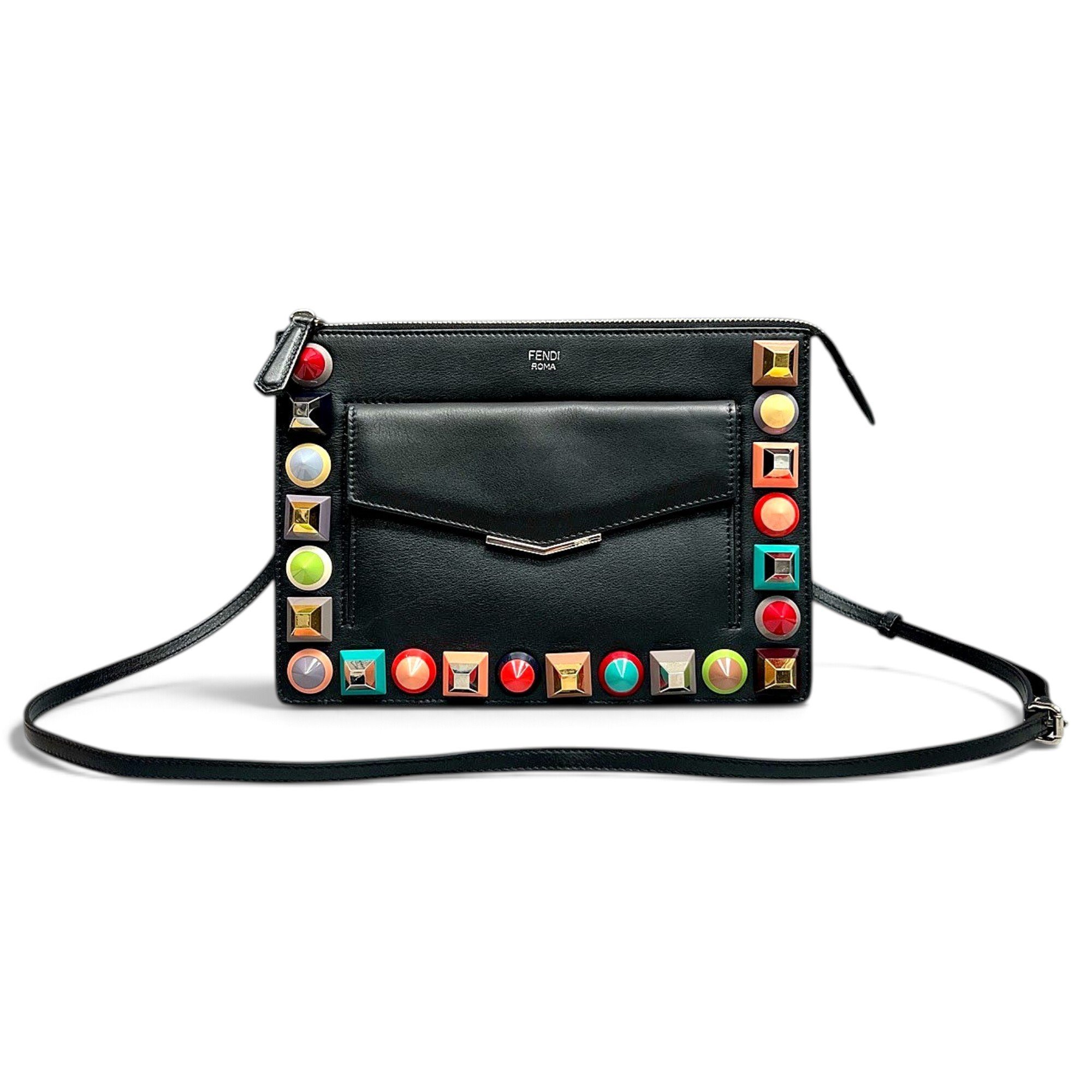 Leather crossbody bag