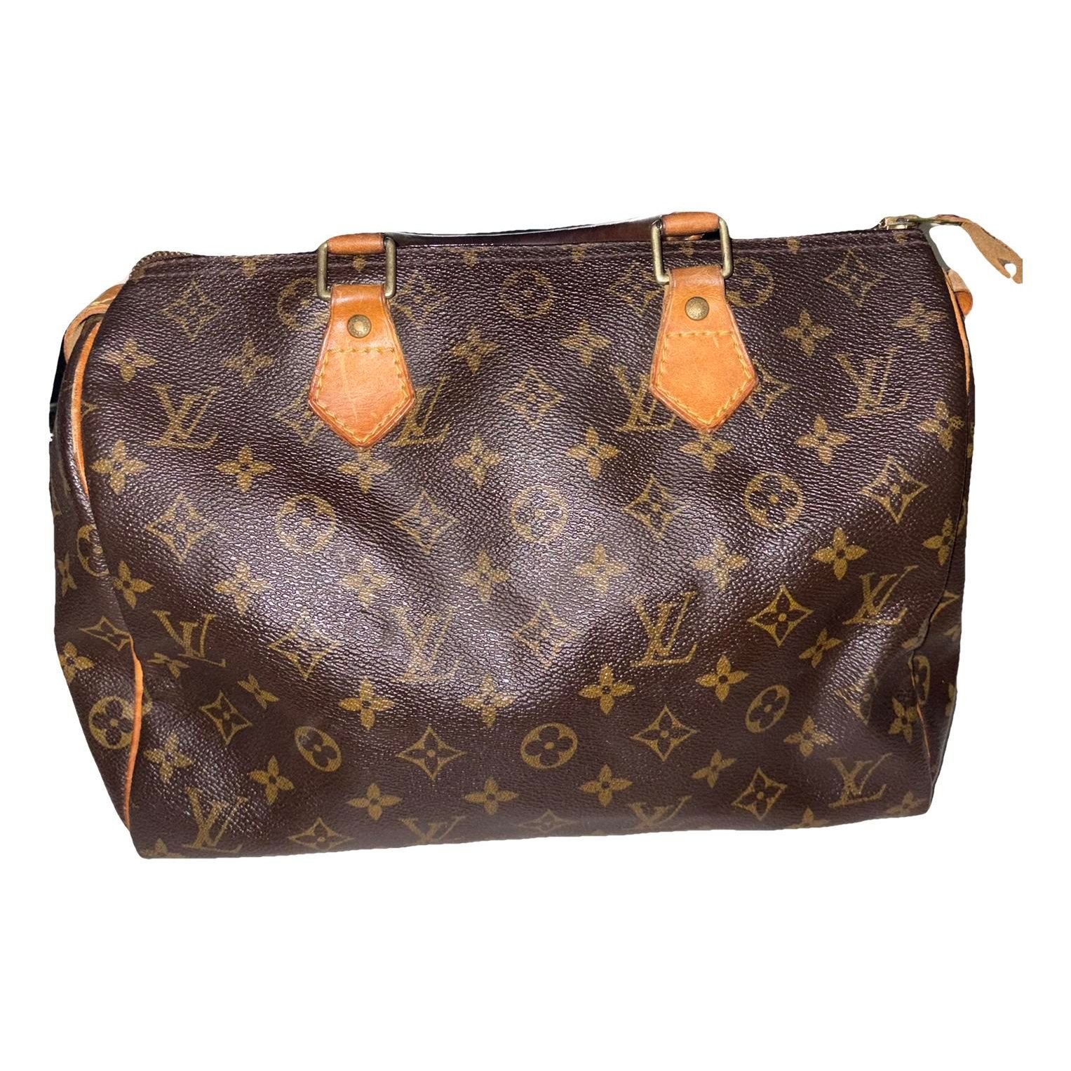 Speedy leather handbag
