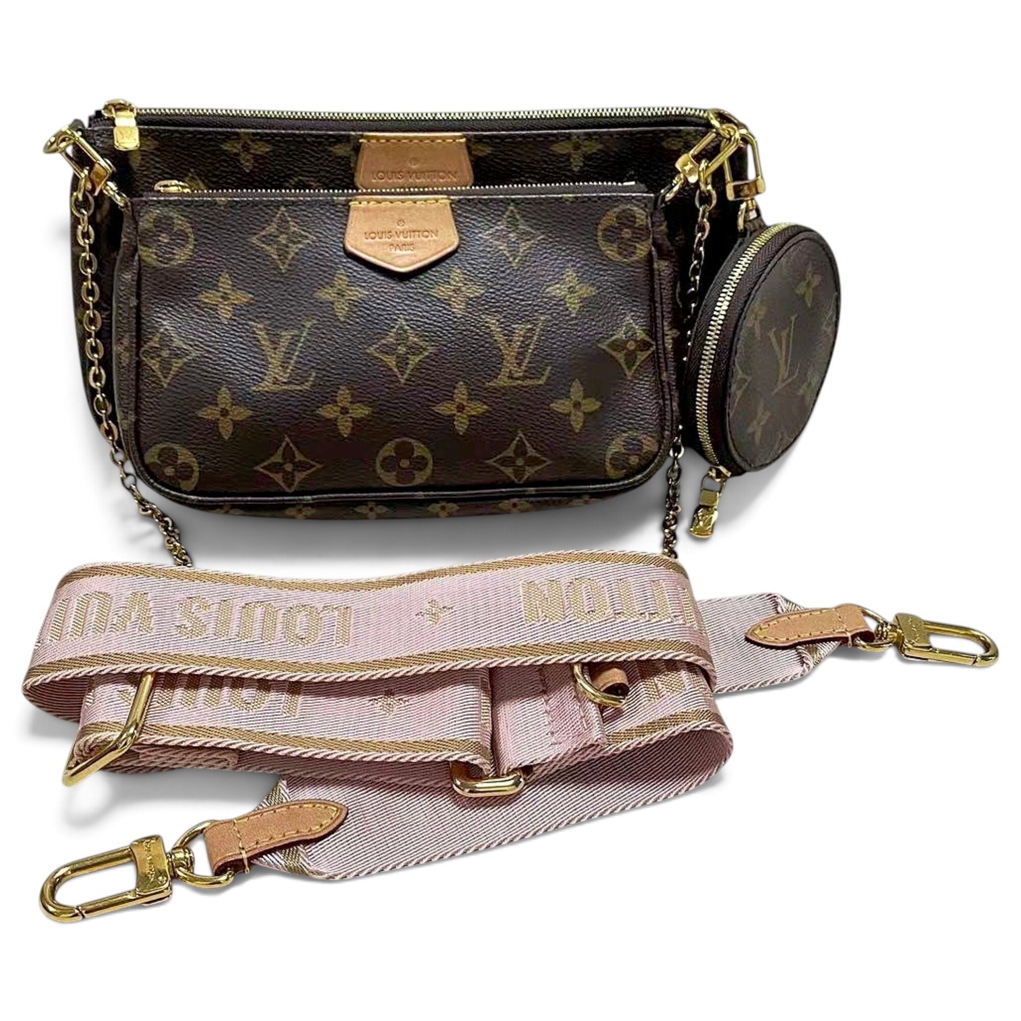 Multi Pochette Accessoires leather handbag