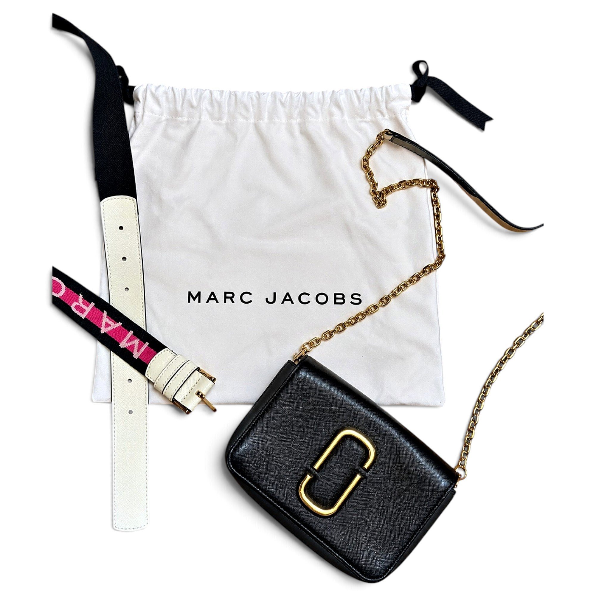 Snapshot vegan leather crossbody bag