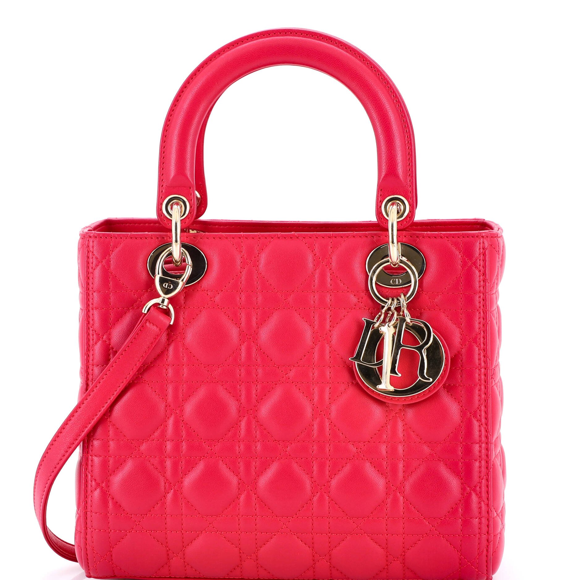 Dior Lady Dior Bag Cannage Quilt Lambskin Medium