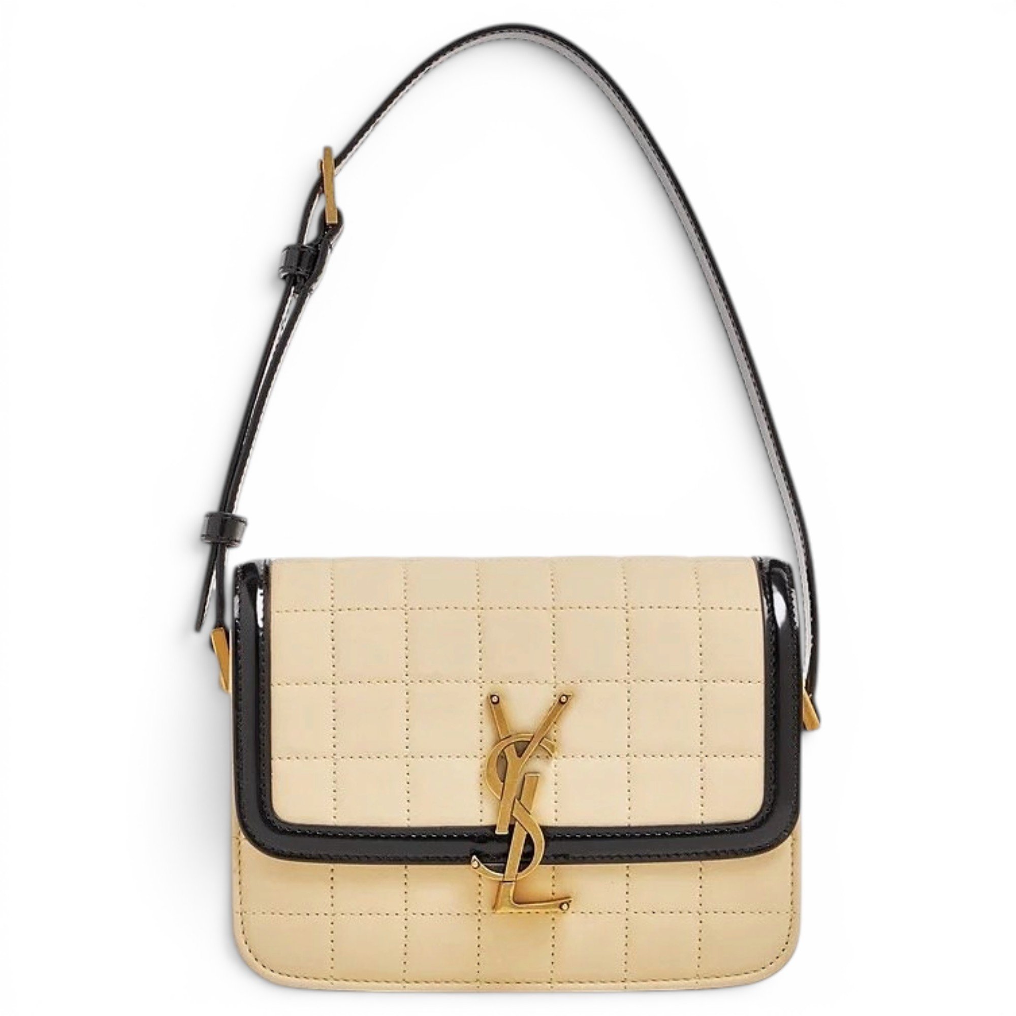 Solférino leather handbag