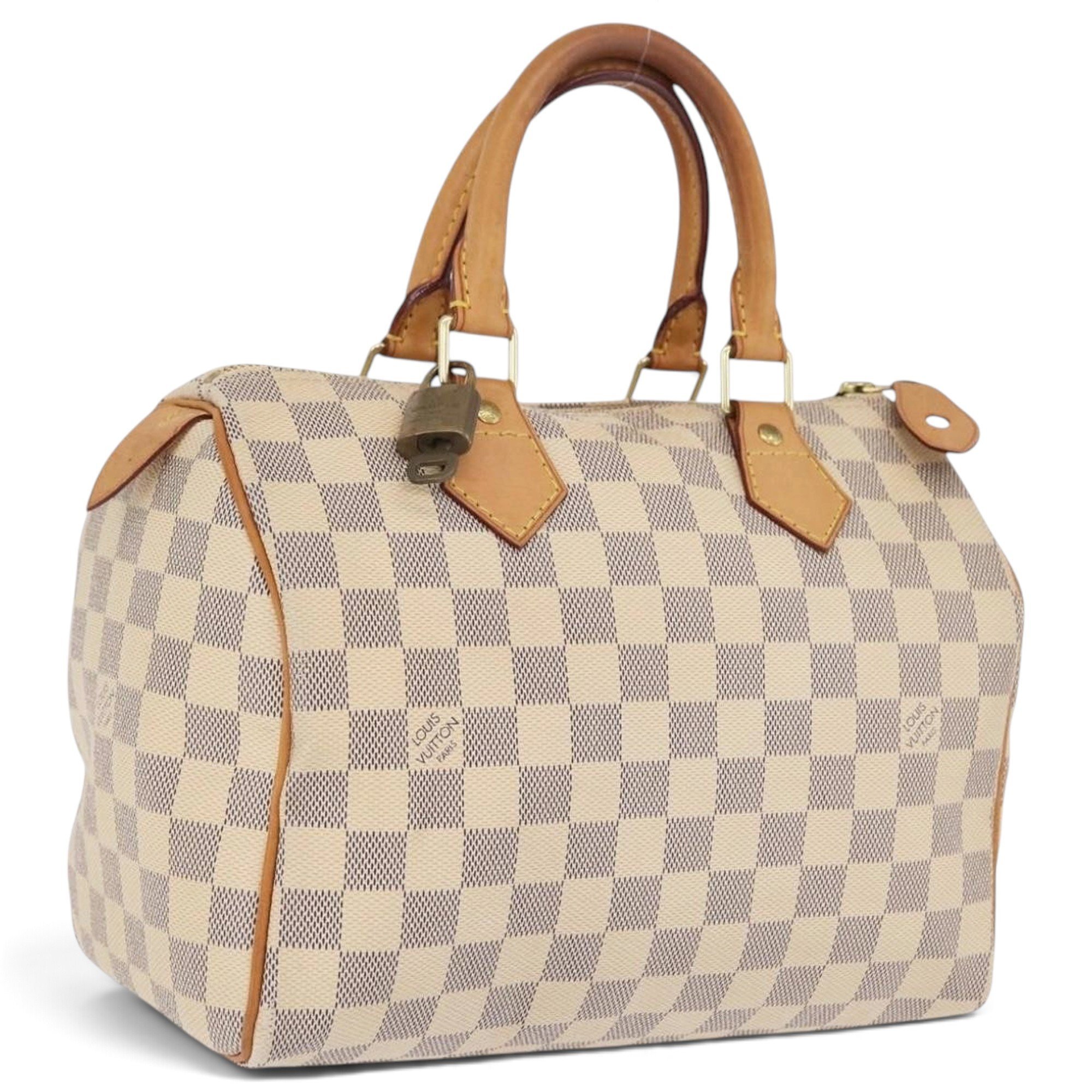 Speedy leather handbag