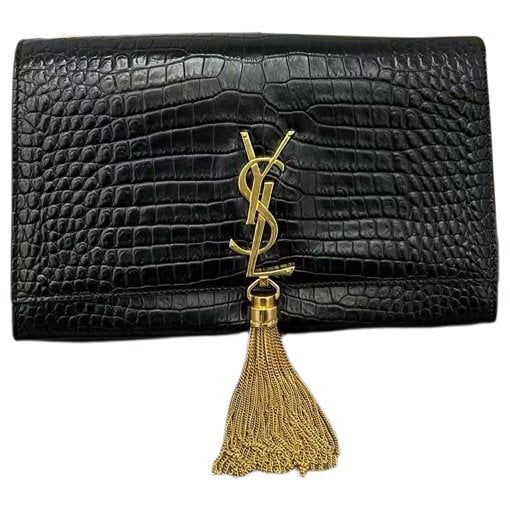 Pompom Kate leather handbag