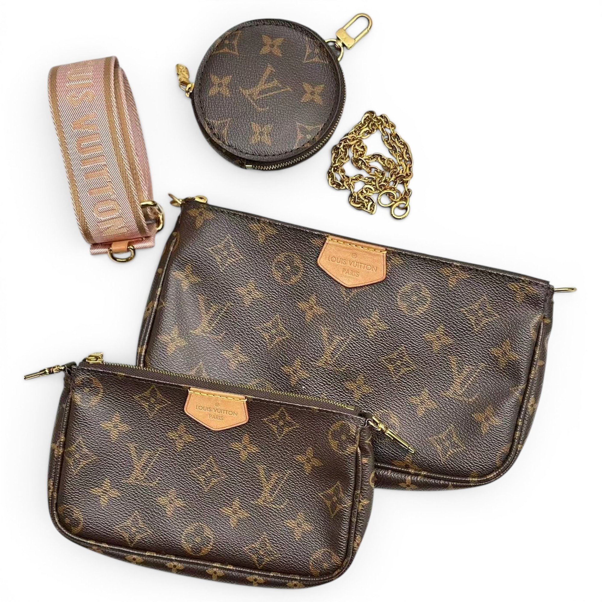 Multi Pochette Accessoires leather handbag