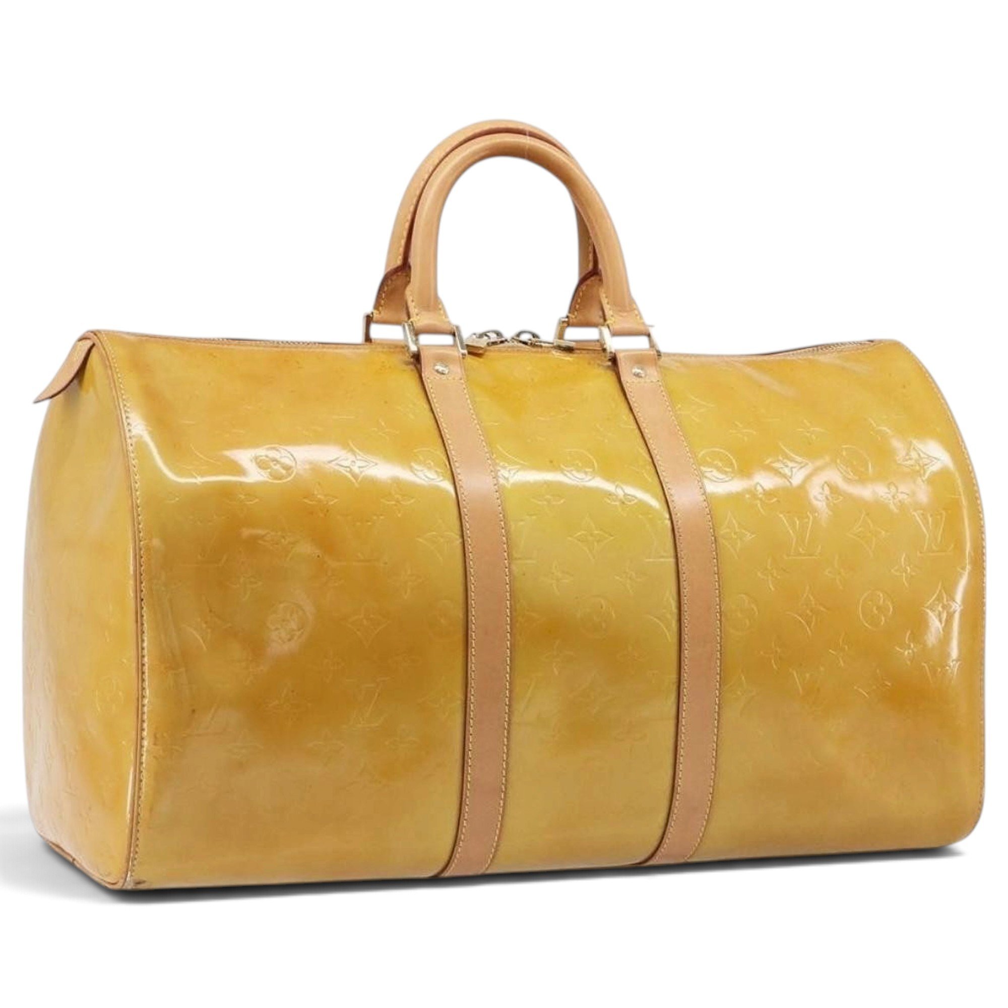 Leather travel bag