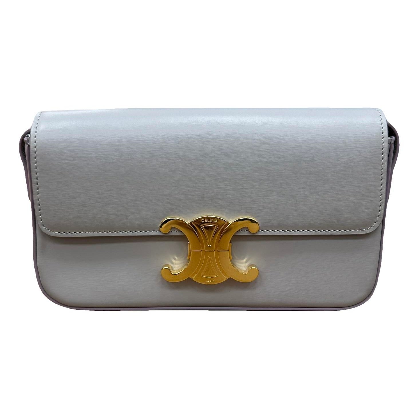 Triomphe leather handbag