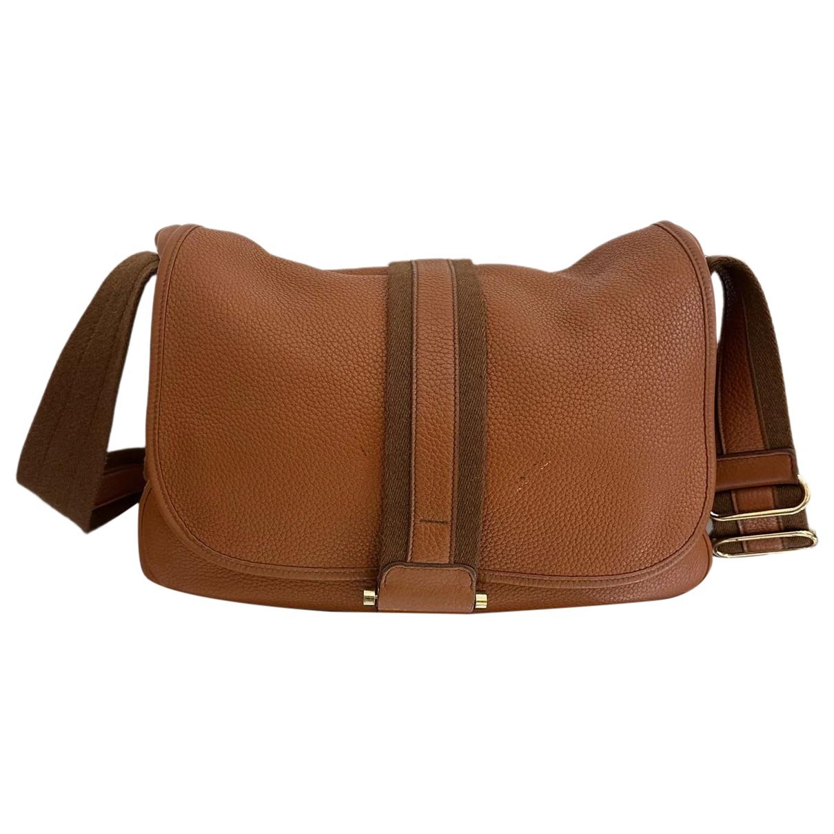 Bourlingue leather crossbody bag
