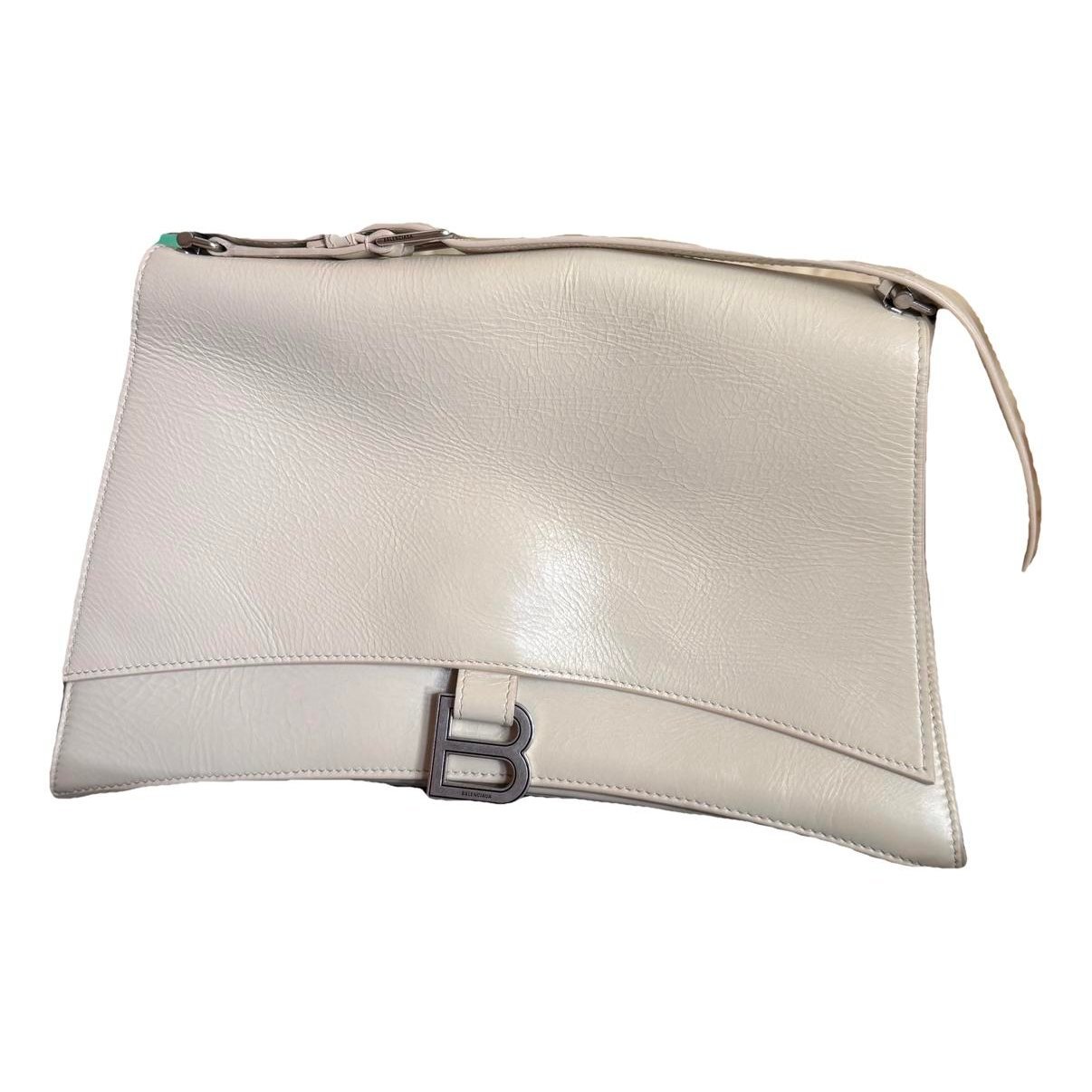 Crush leather handbag