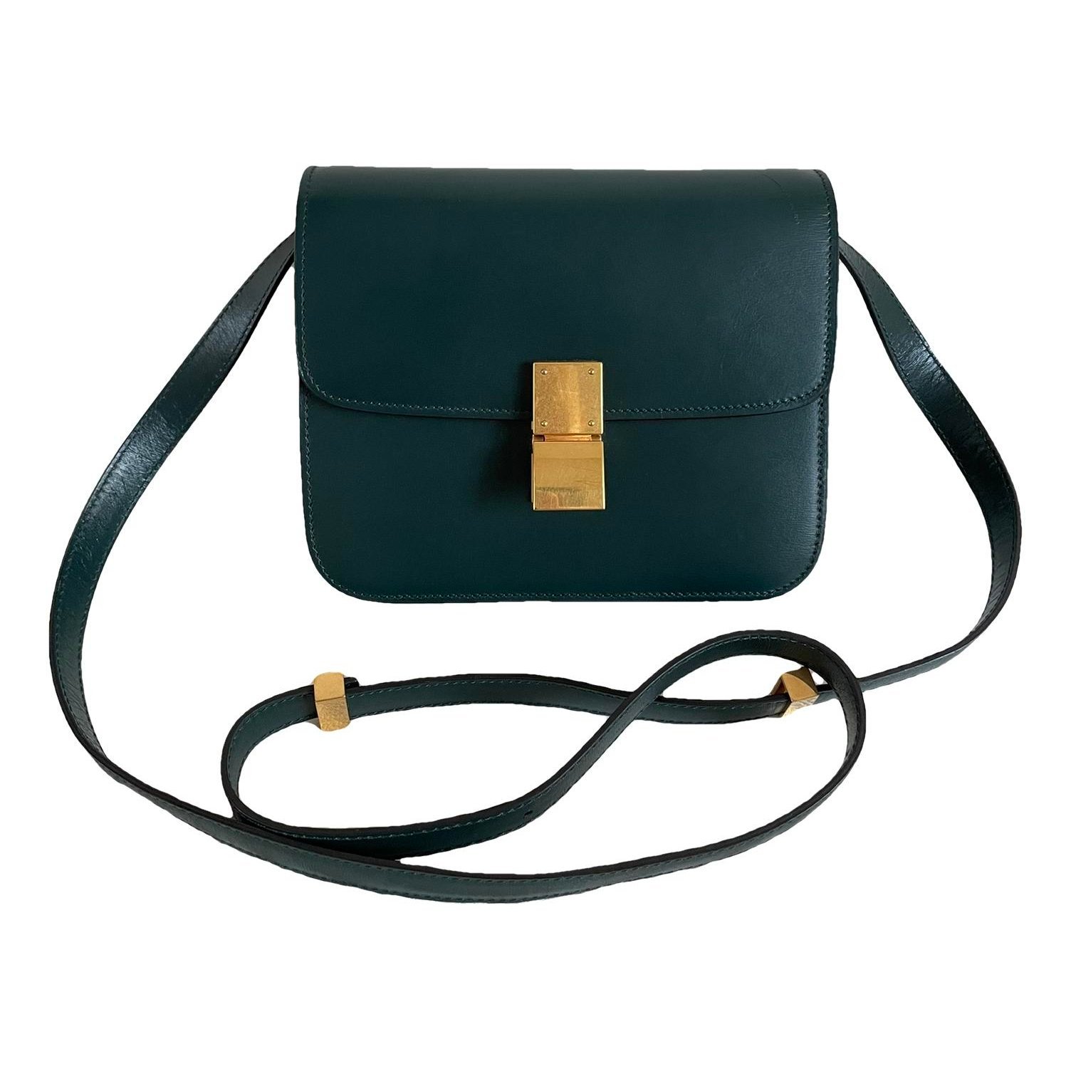 Classic leather crossbody bag