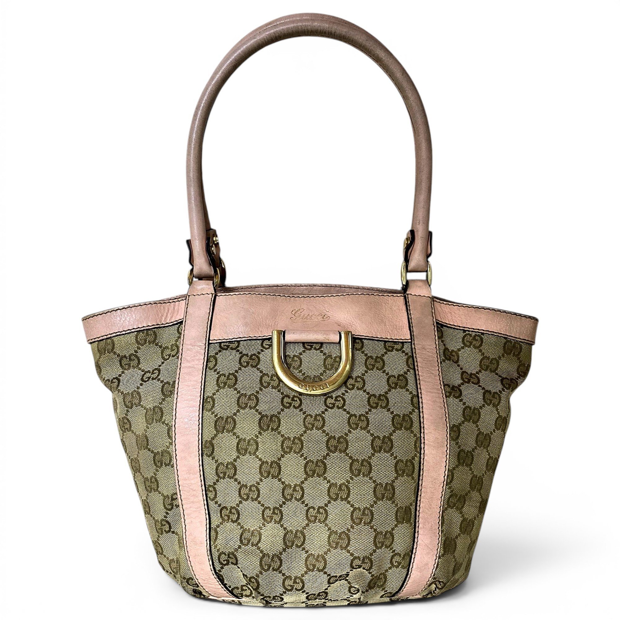 D-Ring leather handbag