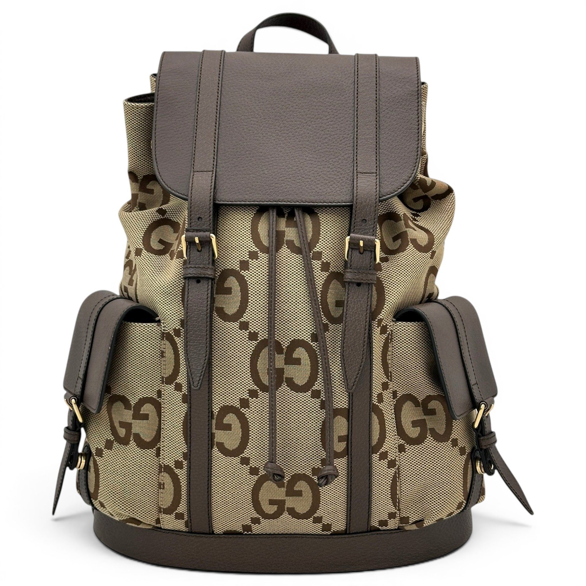 Leather backpack