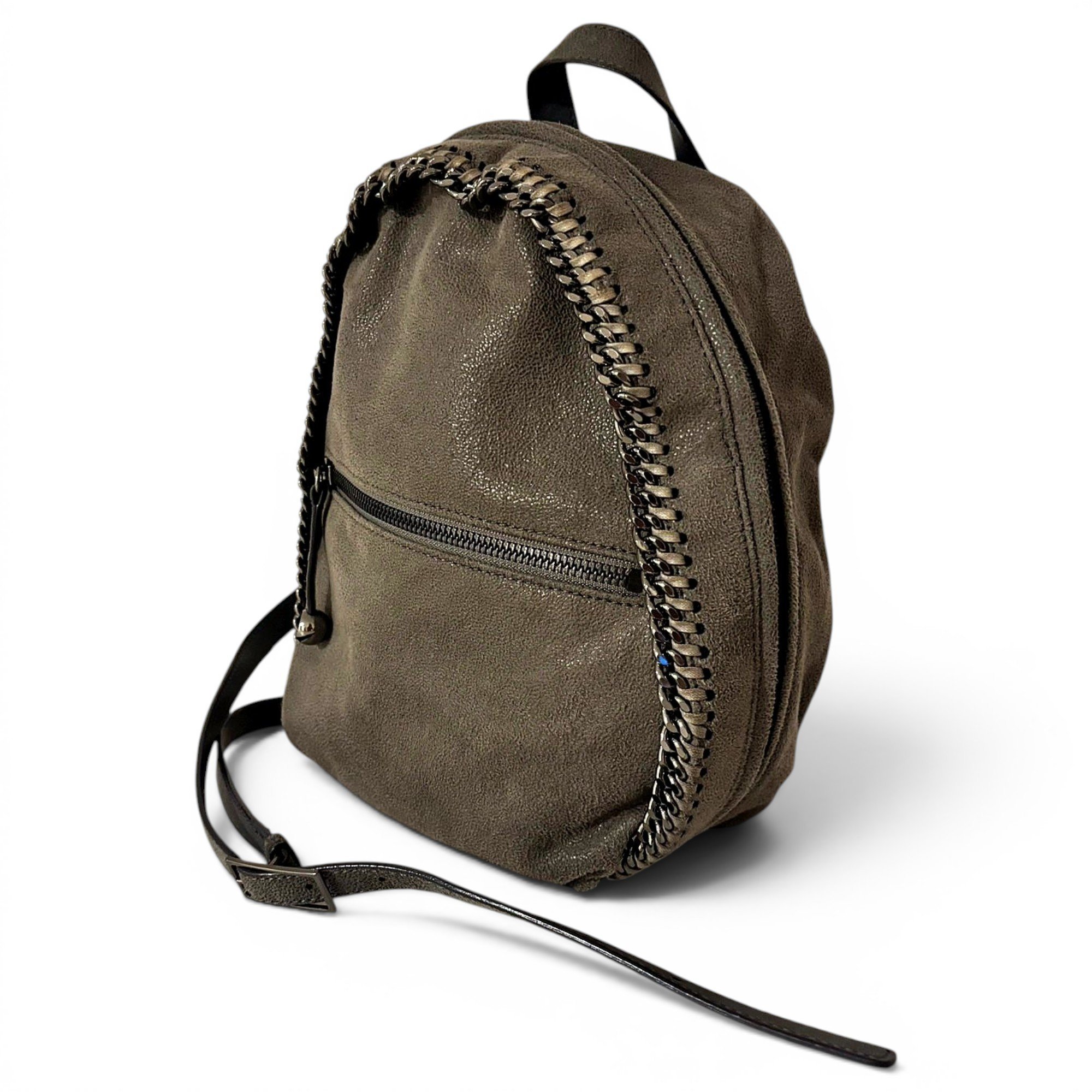 Falabella Go faux fur backpack