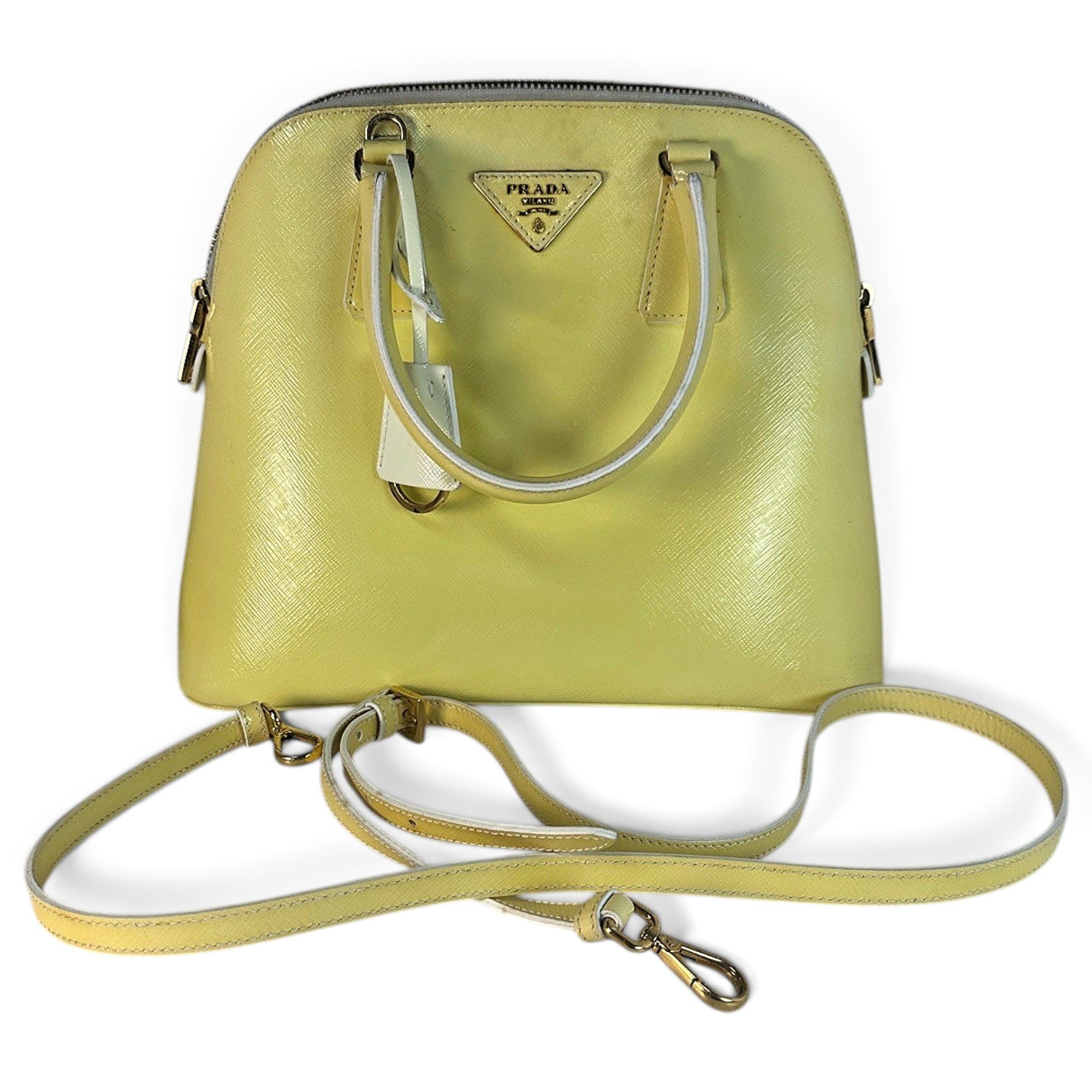 Promenade leather handbag